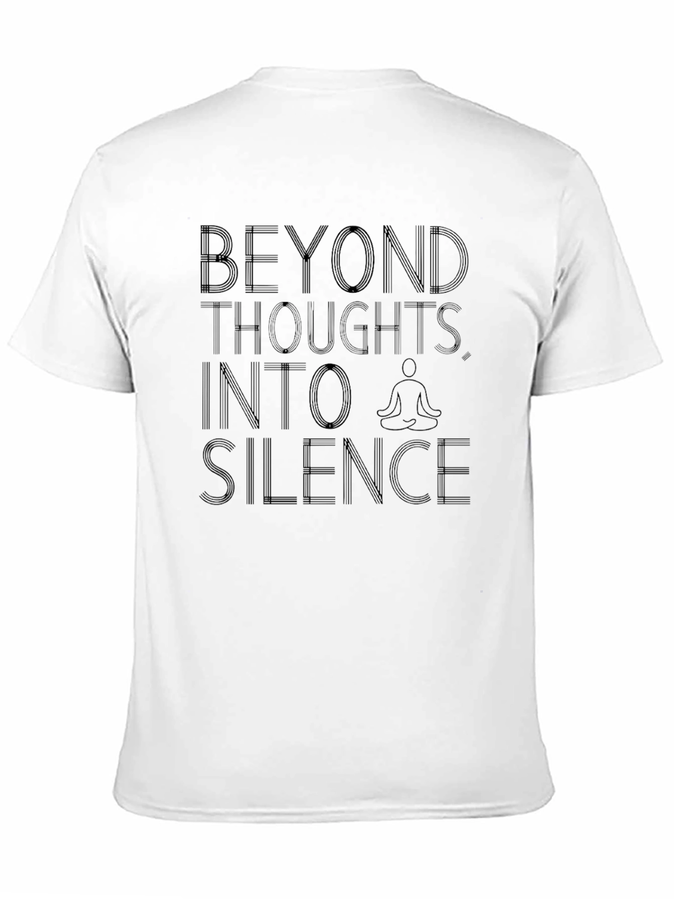 Beyond Thoughts T-Shirt - Stylish Meditative Design