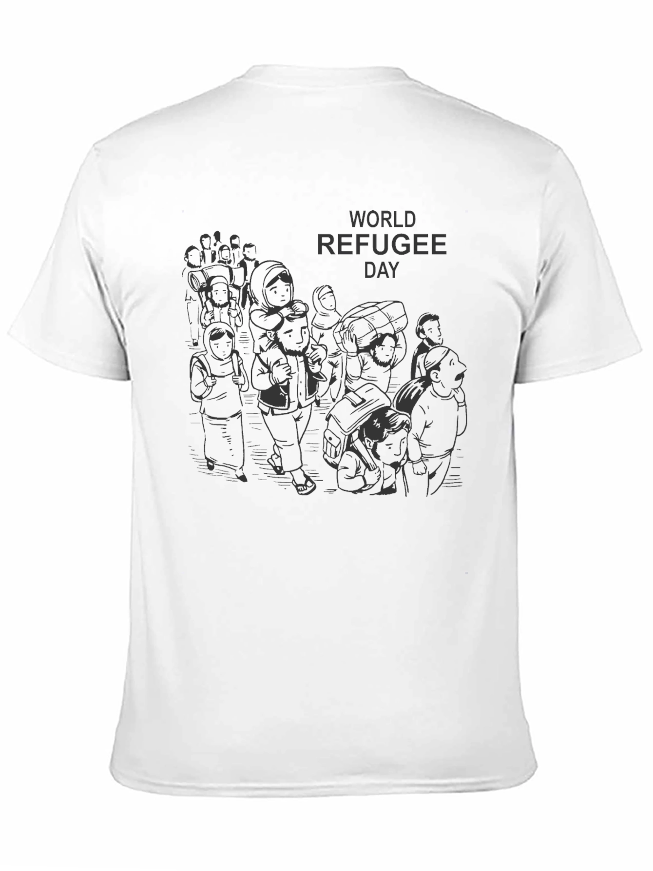 World Refugee Day Graphic Tee - Black