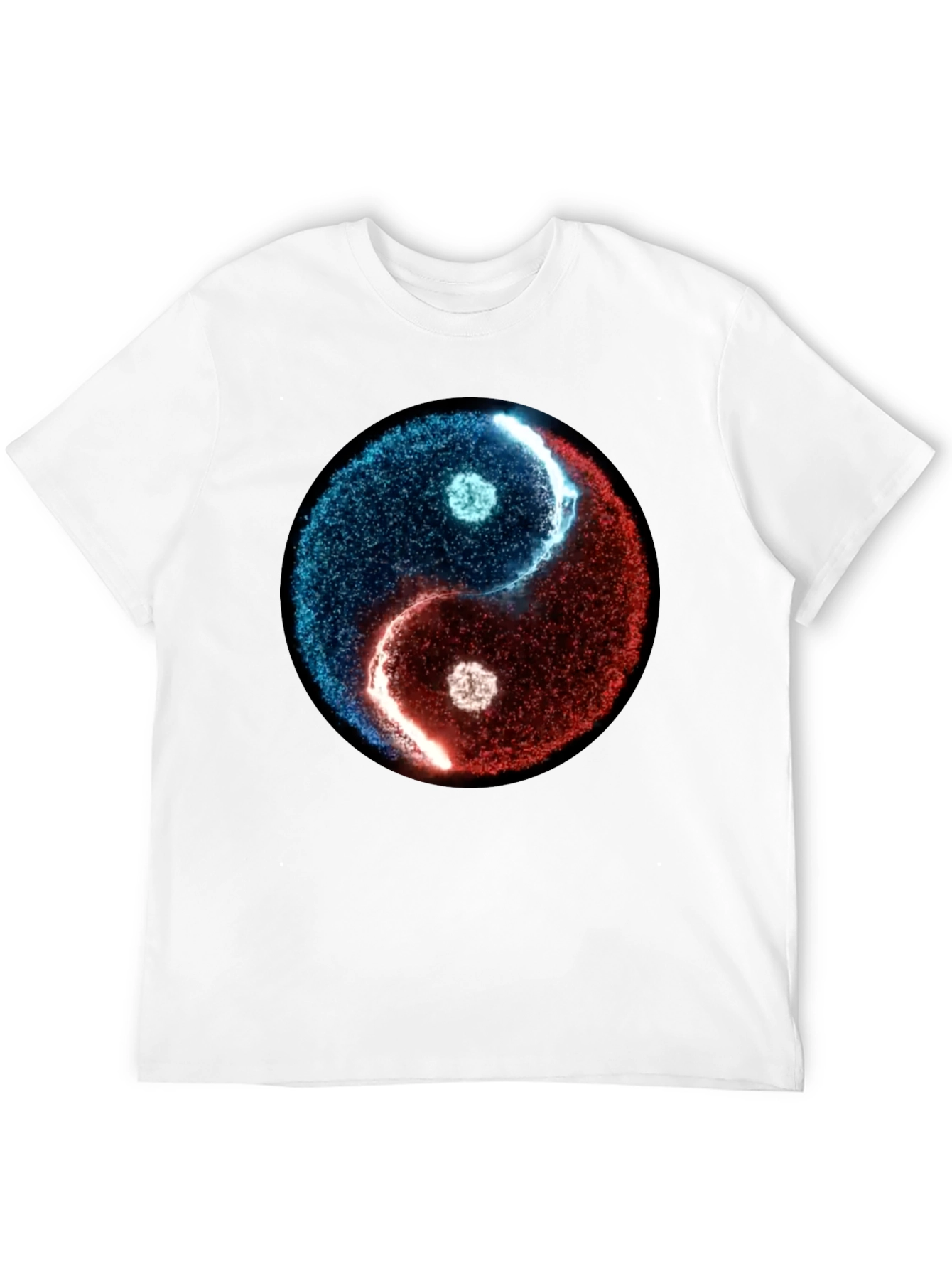 Yin Yang Graphic Tee - Black Cotton Blend