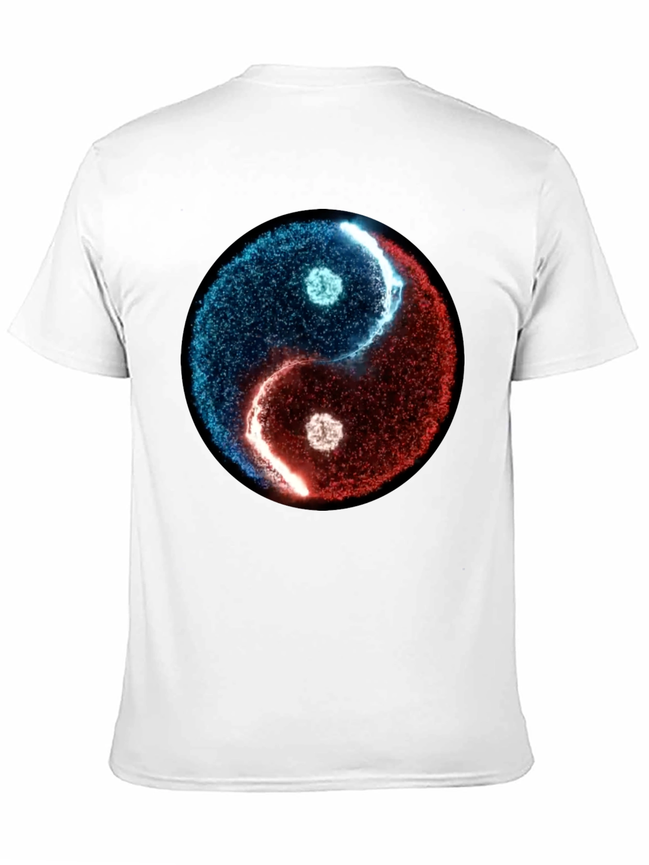 Yin Yang Graphic Tee - Black Cotton Blend