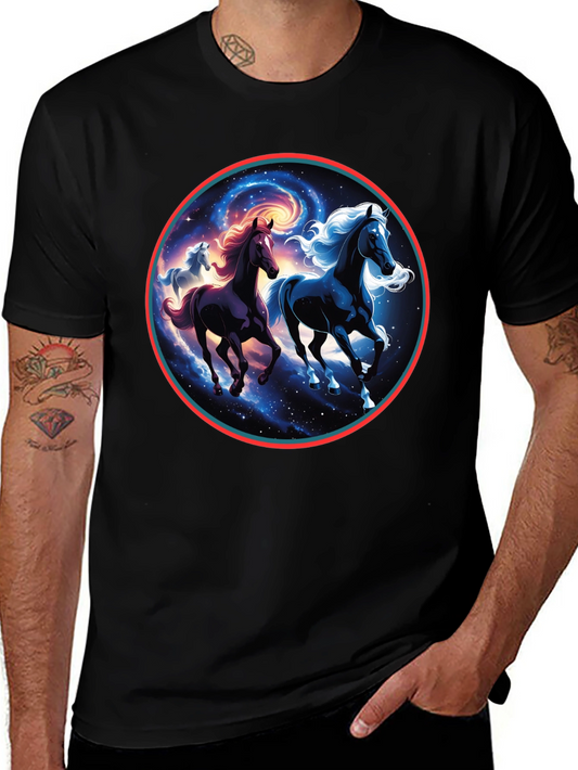 Celestial Horses Graphic Tee