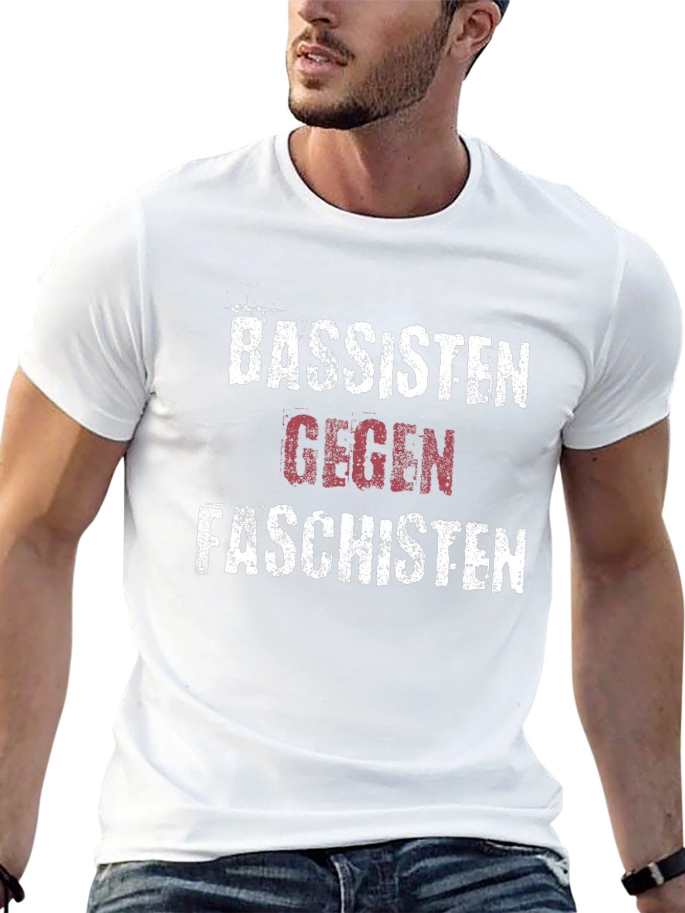 BASSISTEN GEGEN FASCHISTEN Graphic T-Shirt