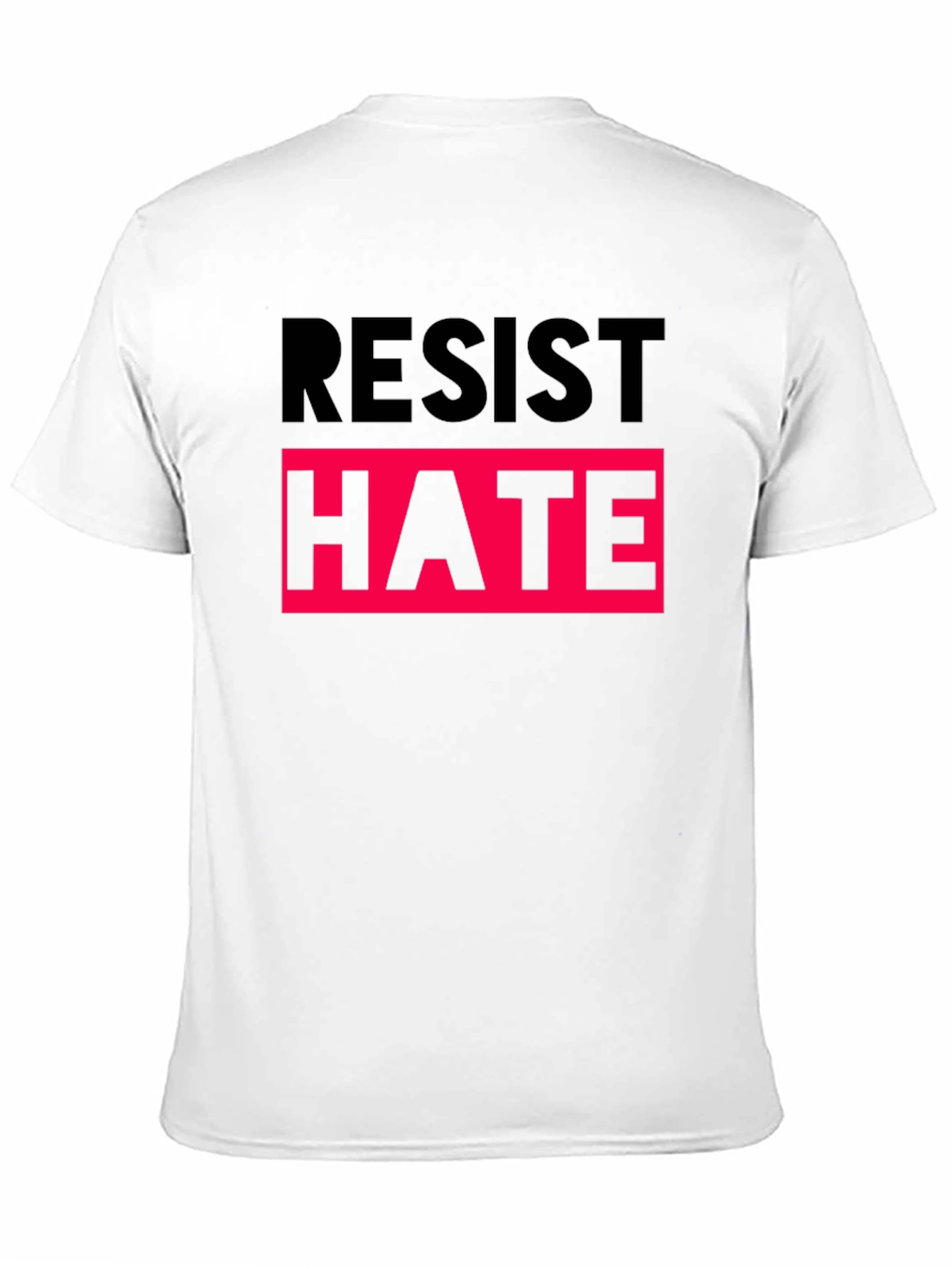 Resist Hate T-Shirt - Black Activism Tee