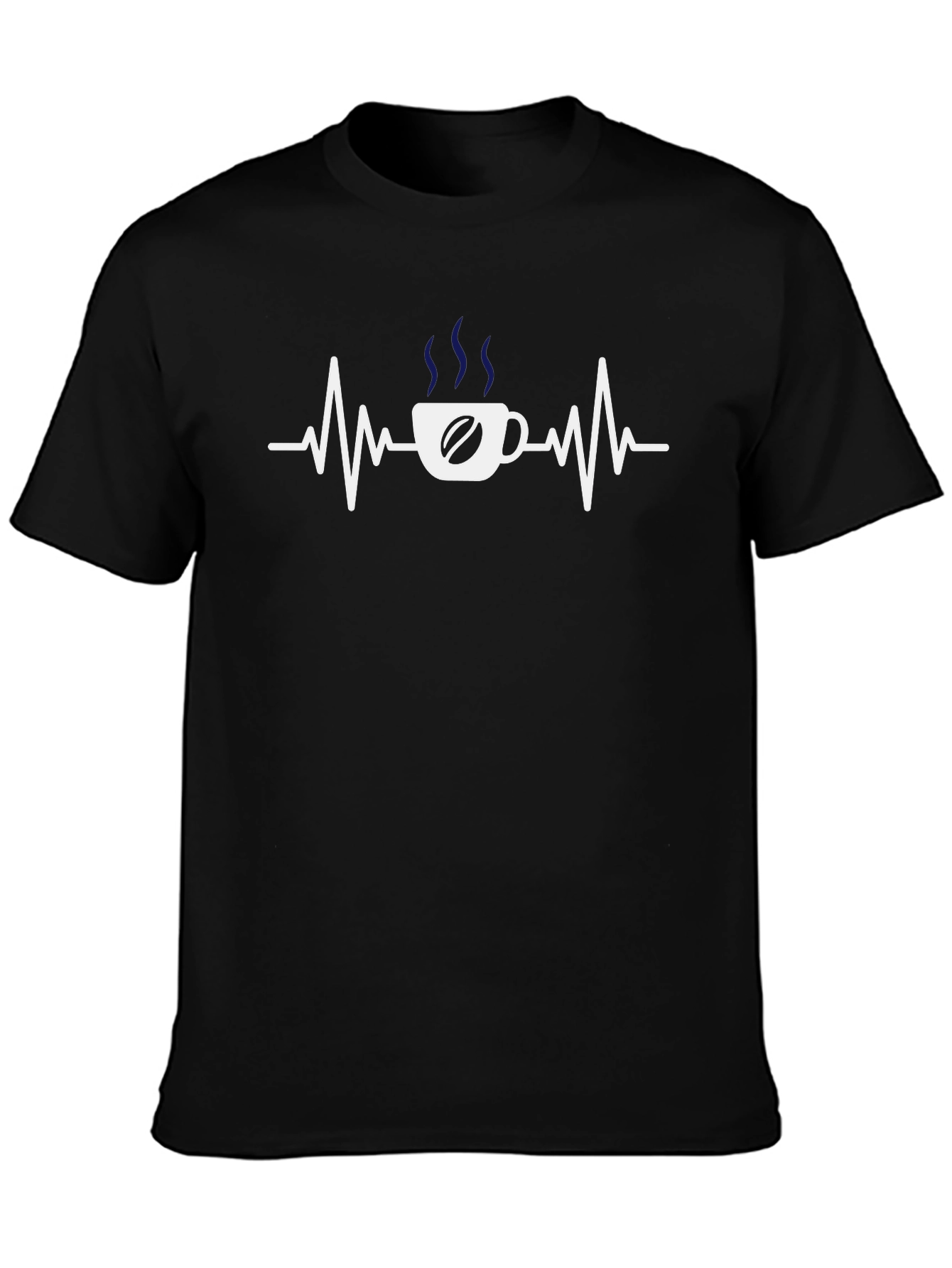Coffee Heartbeat T-Shirt - Caffeine Lover Tee