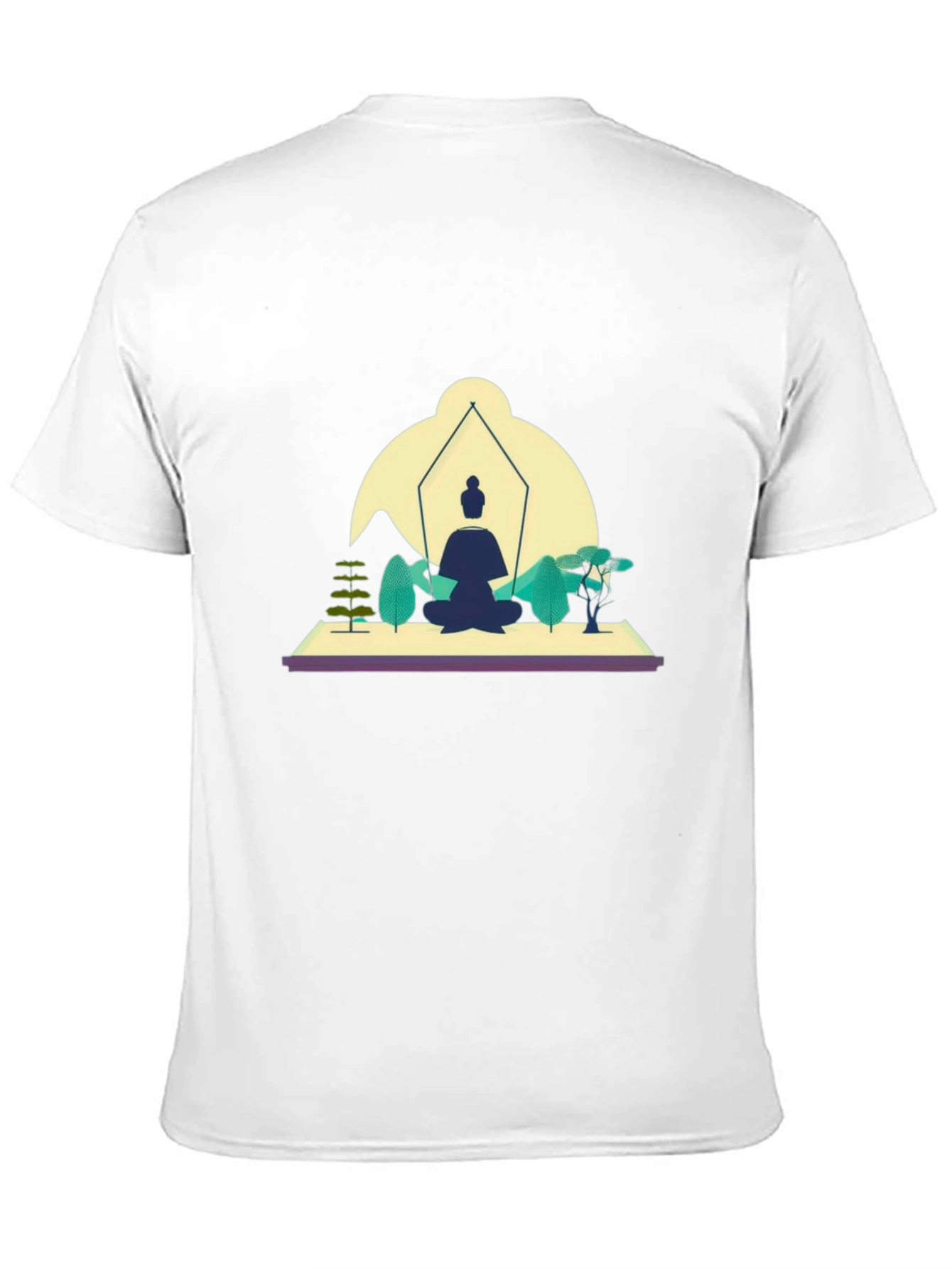 Zen Meditation Black T-Shirt