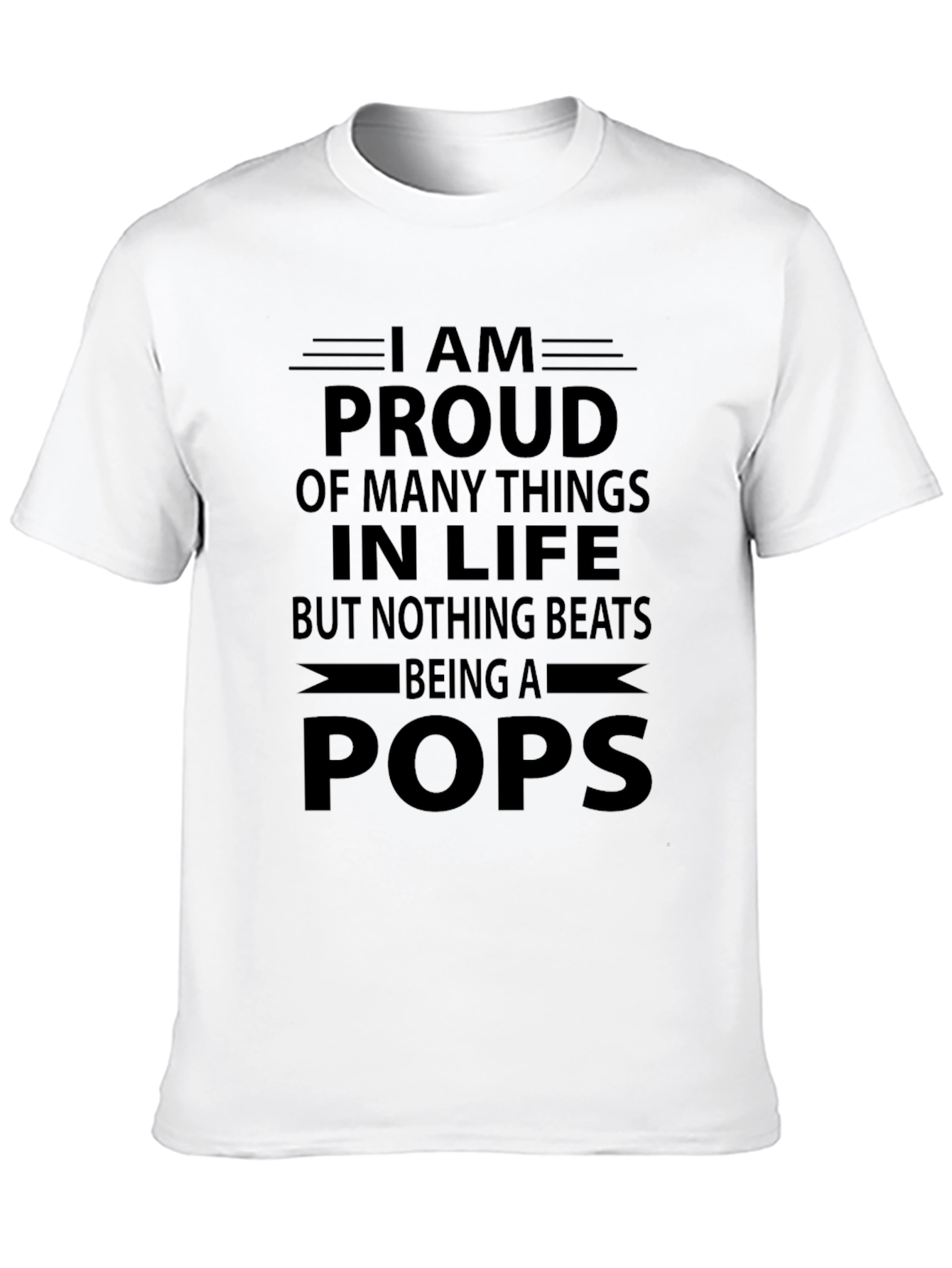 Proud Pops T-Shirt - Fathers Day Gift