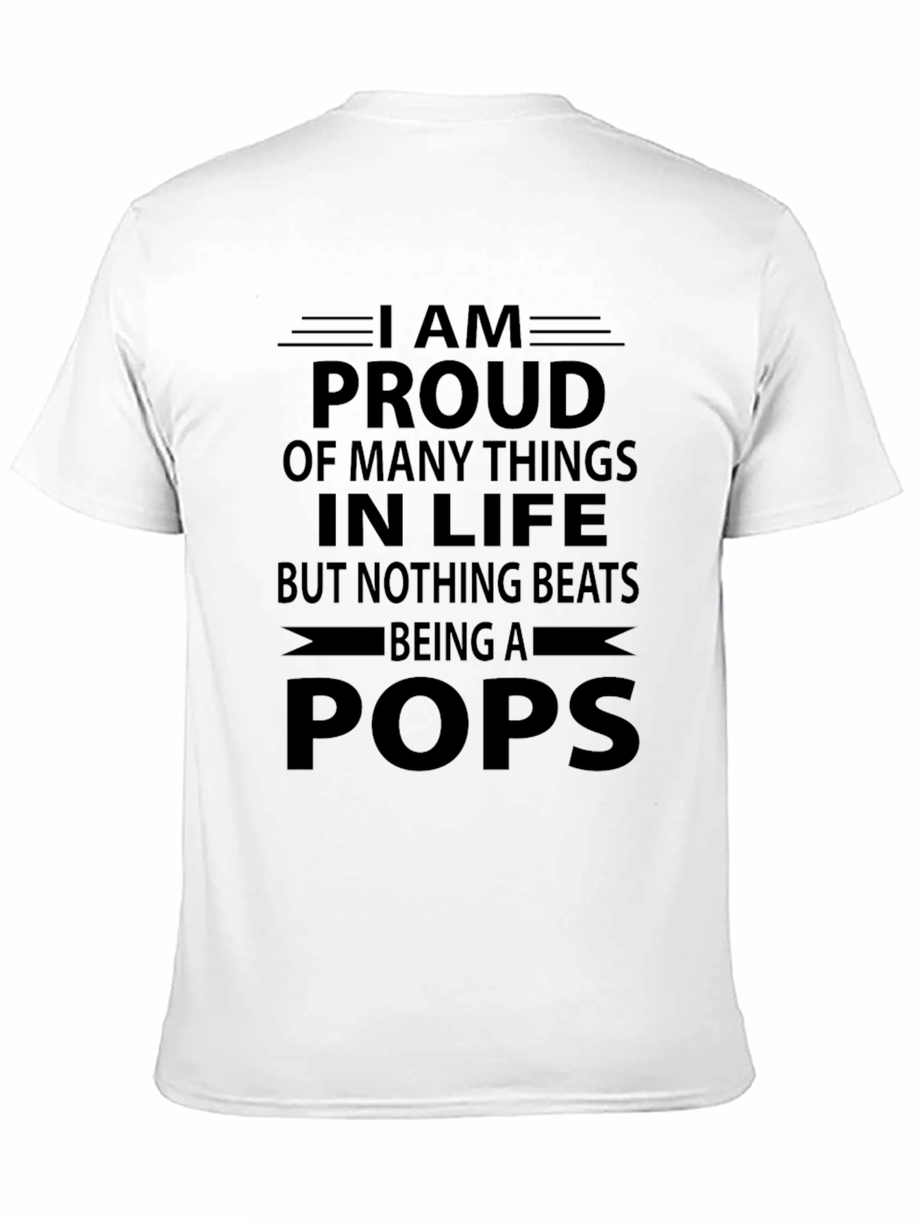 Proud Pops T-Shirt - Fathers Day Gift