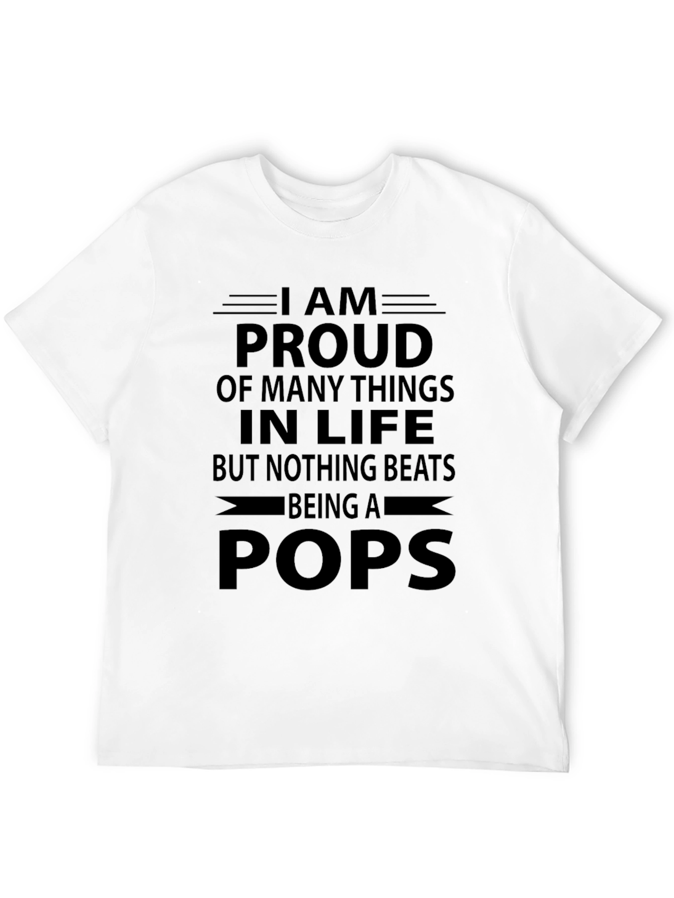 Proud Pops T-Shirt - Fathers Day Gift
