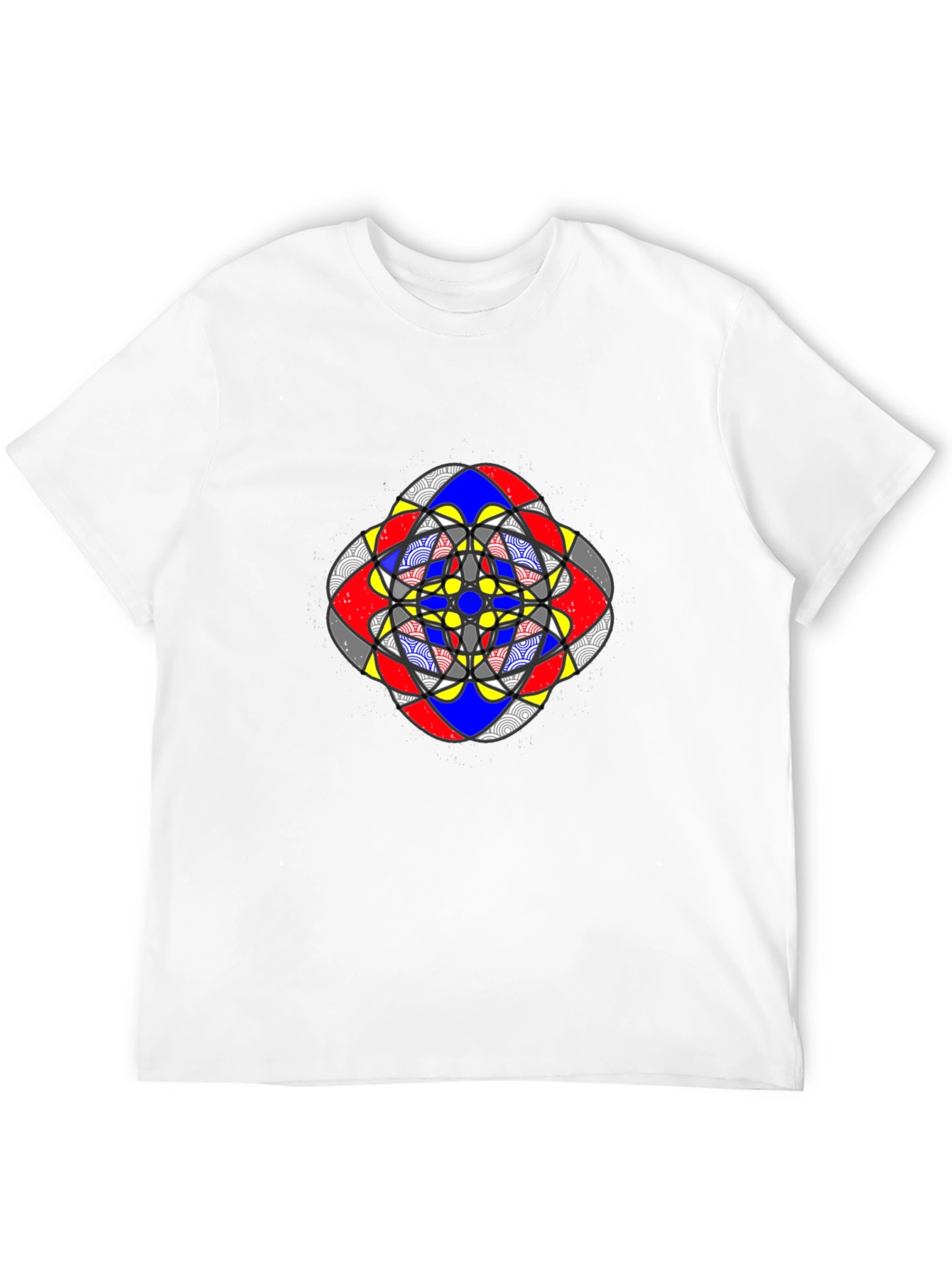 Geometric Mandala Graphic Print T-Shirt