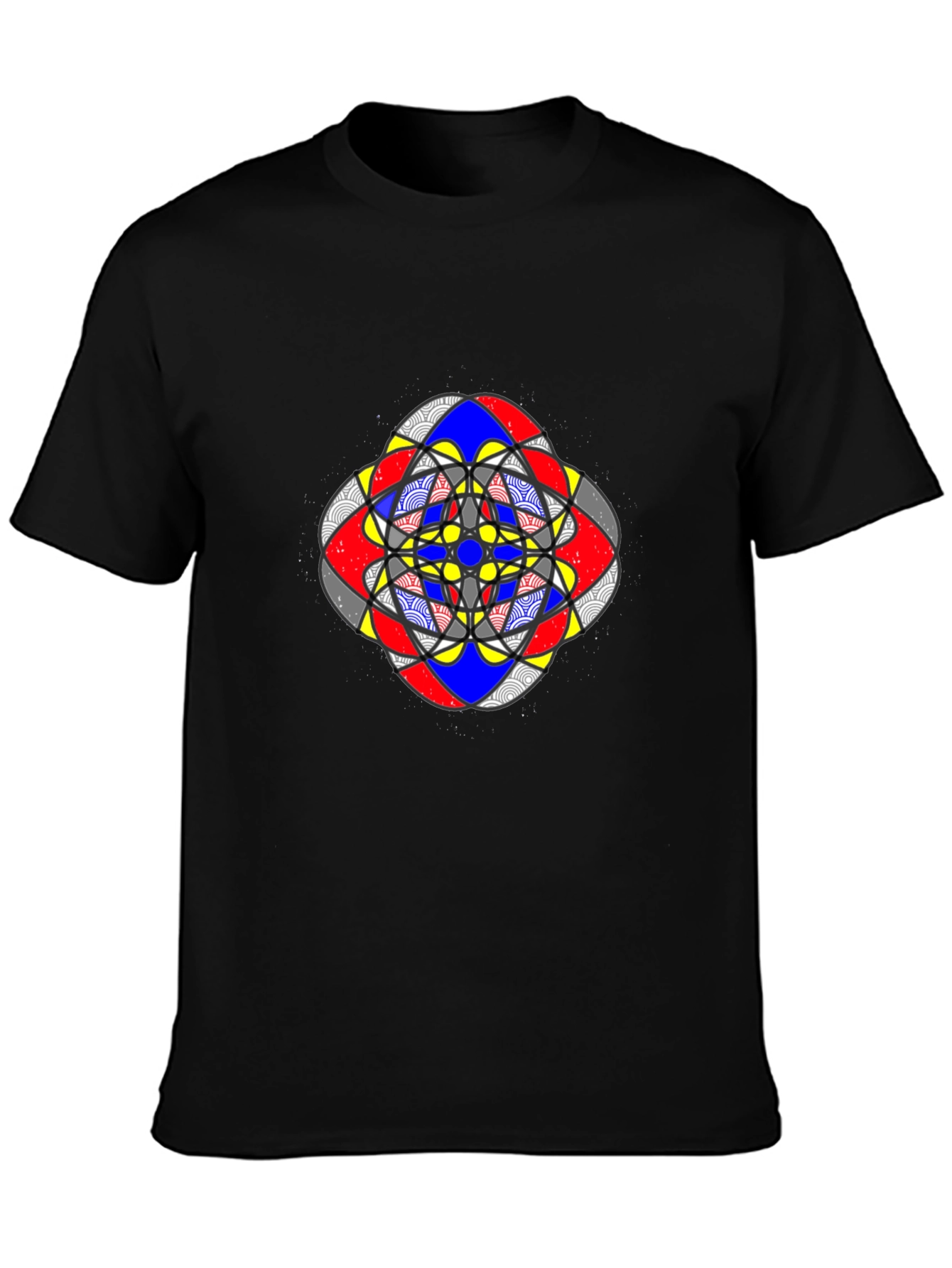 Geometric Mandala Graphic Print T-Shirt