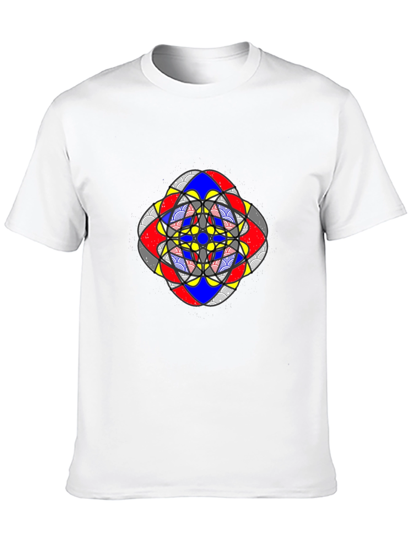Geometric Mandala Graphic Print T-Shirt