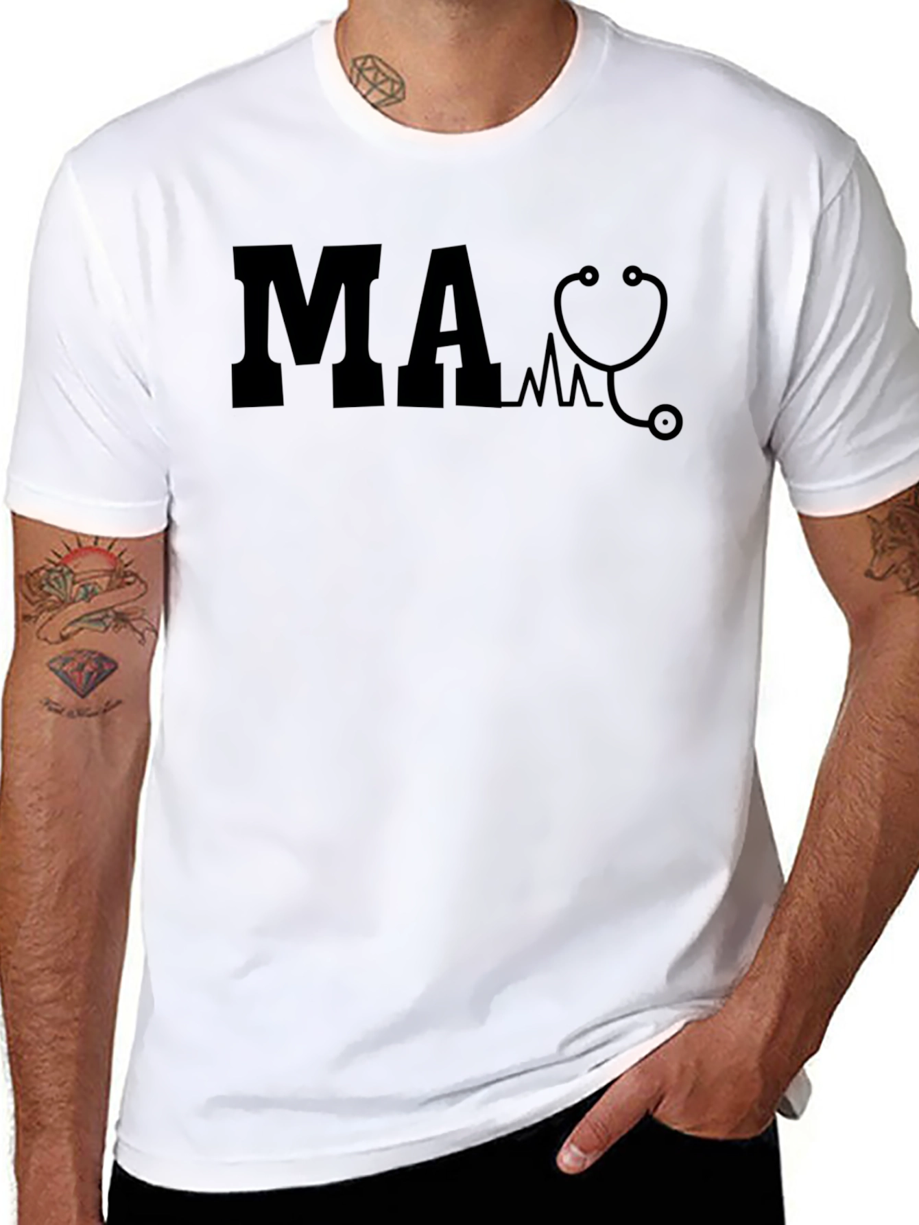 Medical Assistant MA Stethoscope T-Shirt