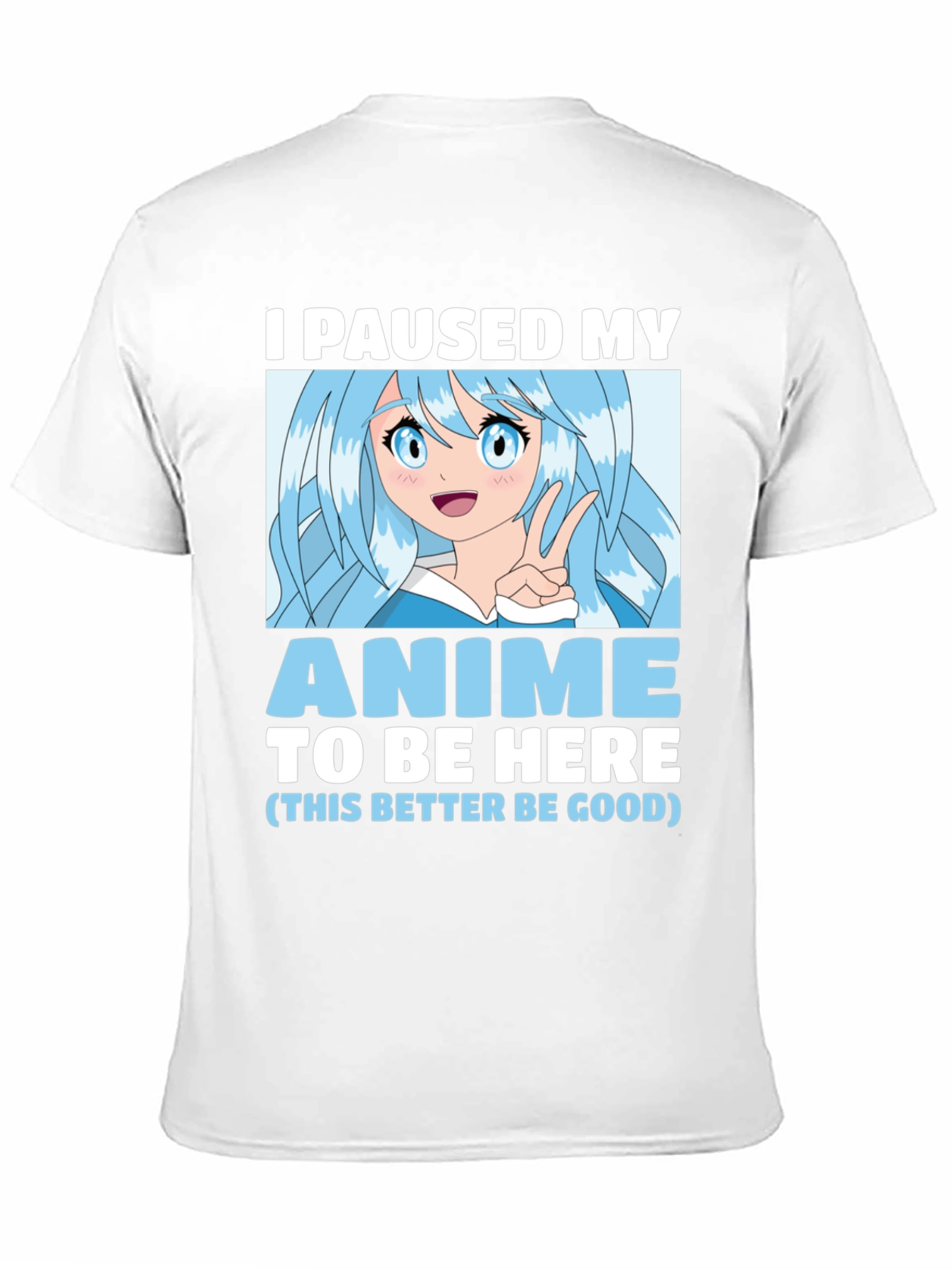 Anime Paused T-Shirt -  Gamer Gift