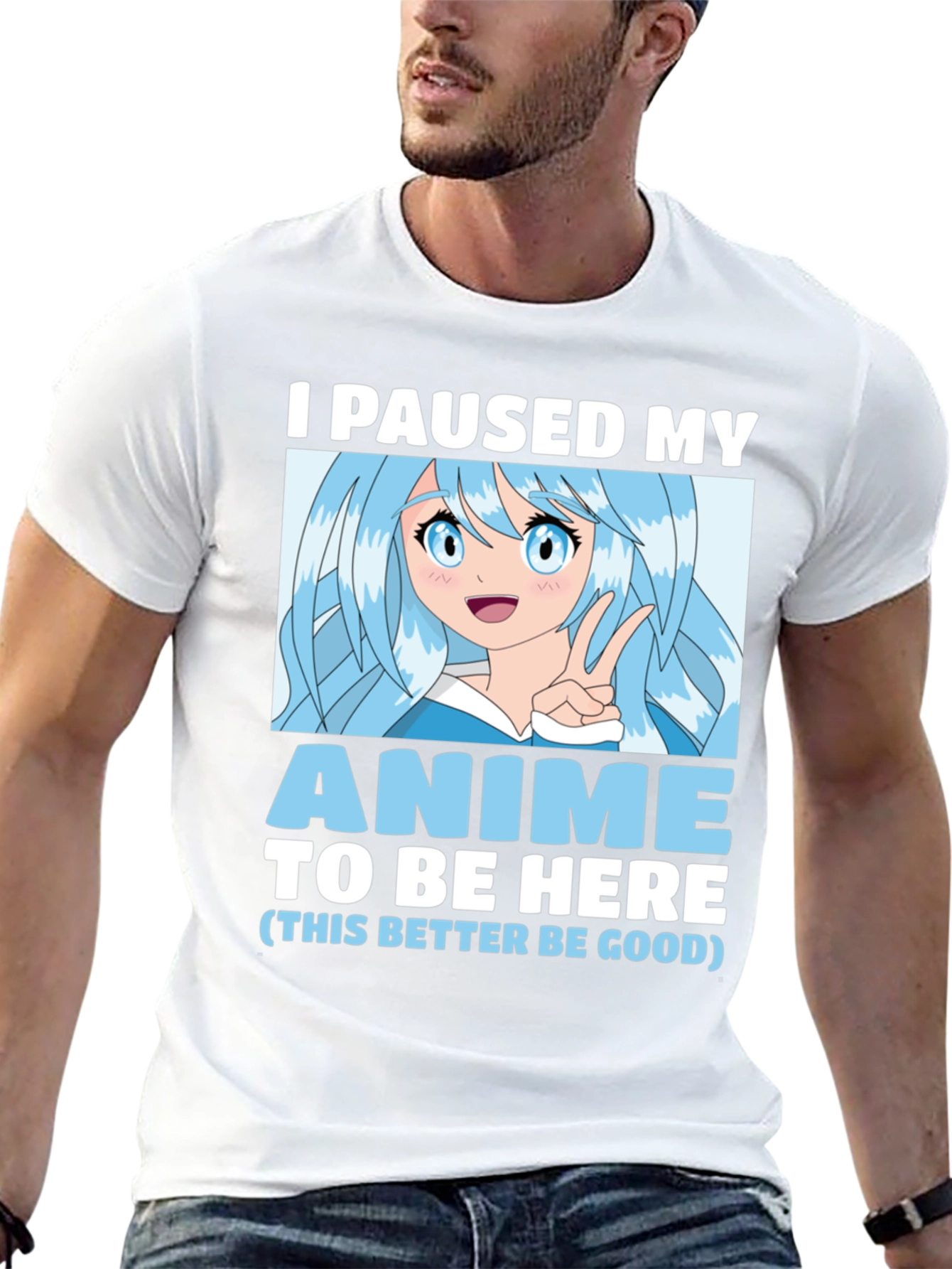Anime Paused T-Shirt -  Gamer Gift