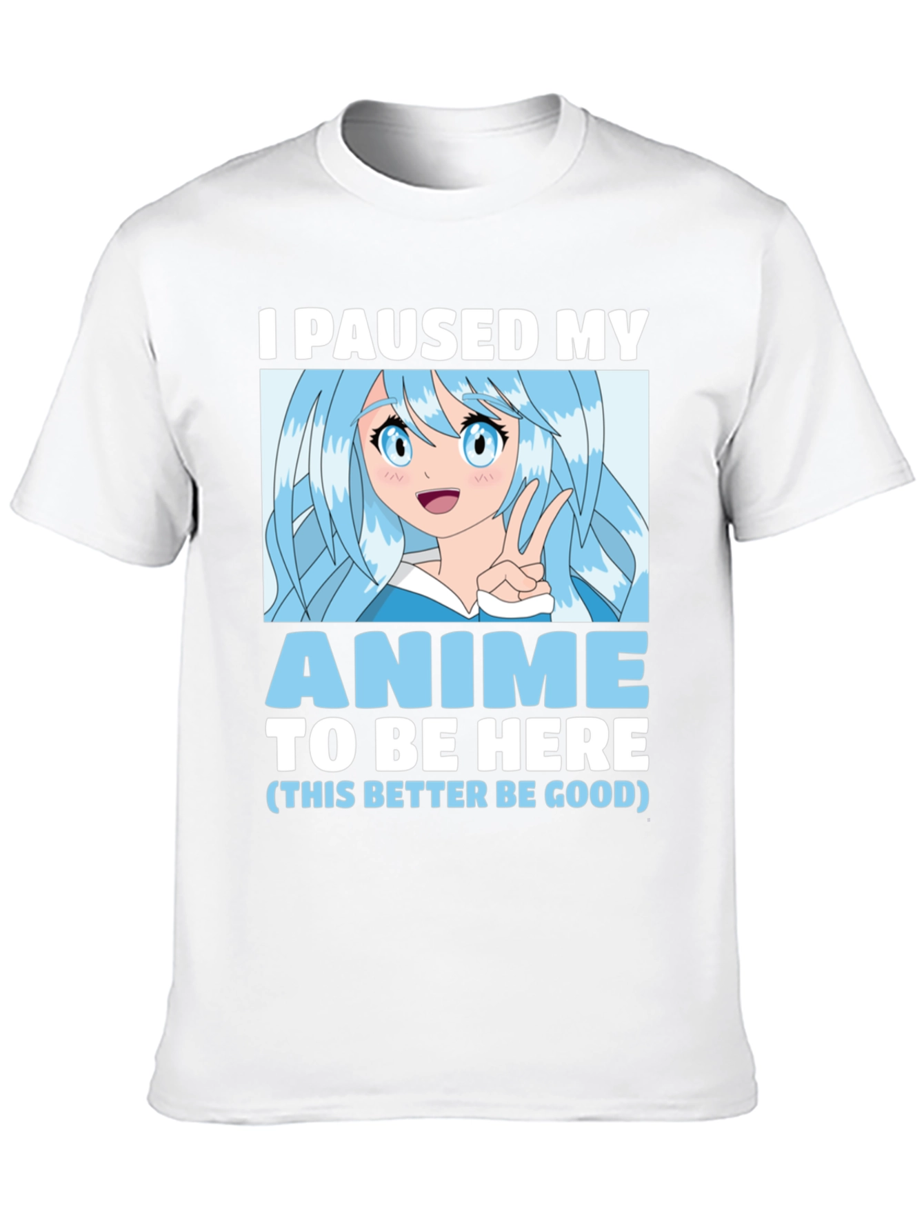 Anime Paused T-Shirt -  Gamer Gift