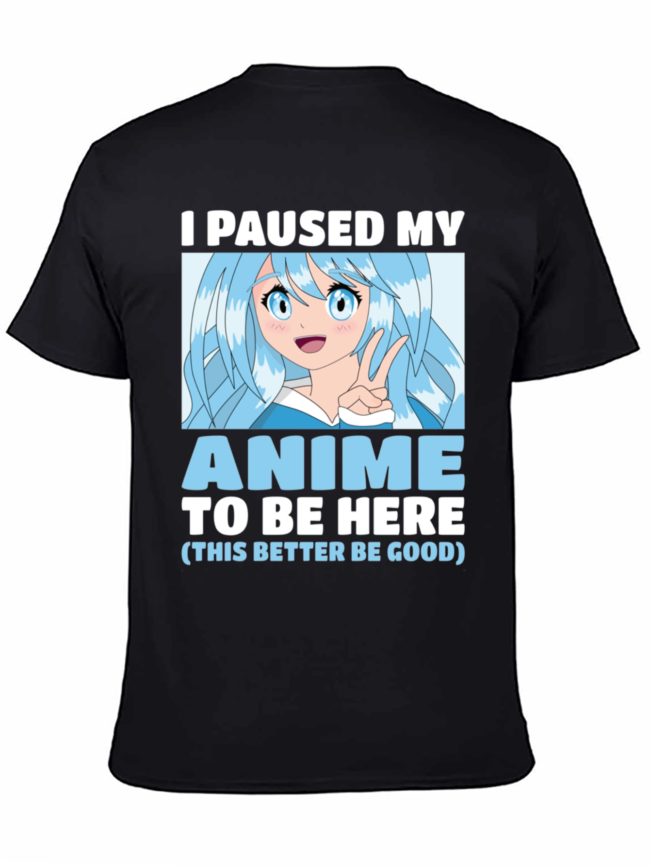 Anime Paused T-Shirt -  Gamer Gift