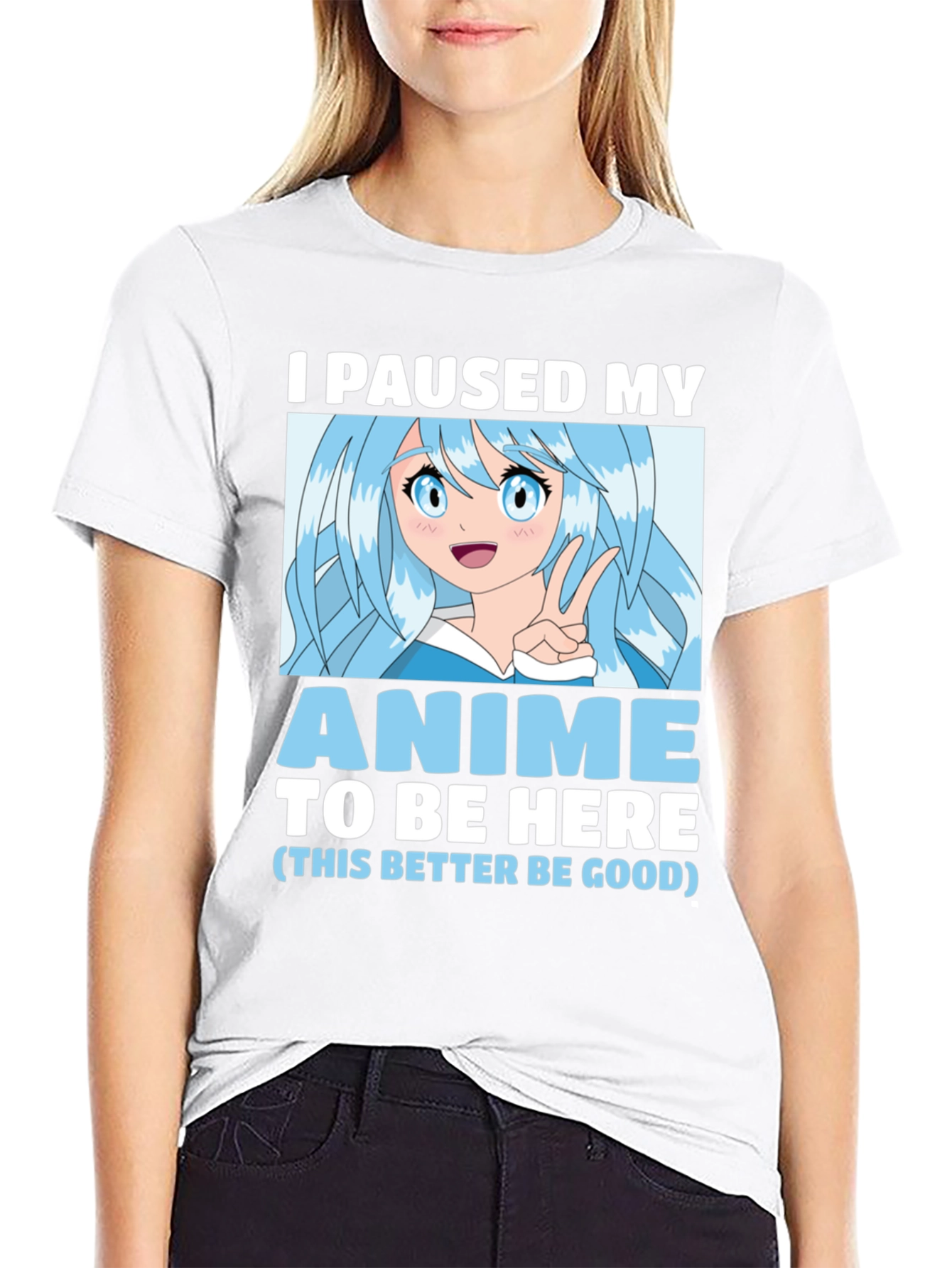 Anime Paused T-Shirt -  Gamer Gift