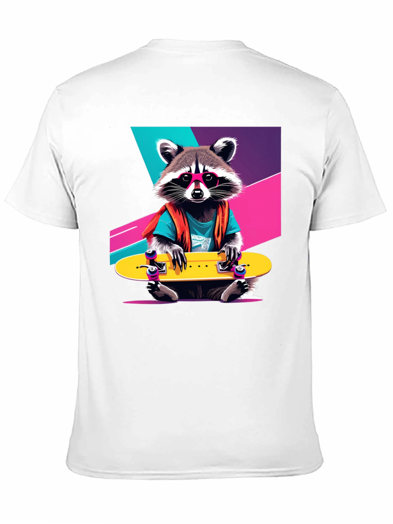 Rad Raccoon Skateboard T-Shirt