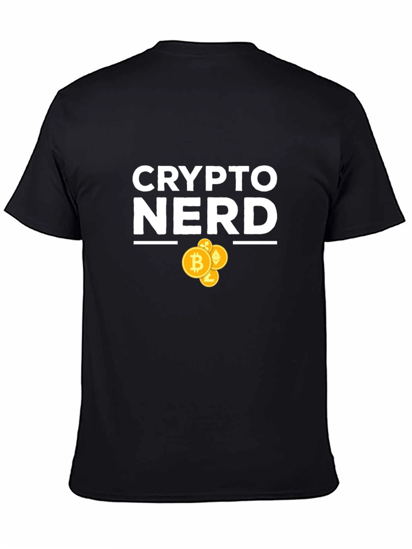 Crypto Nerd Black T-Shirt