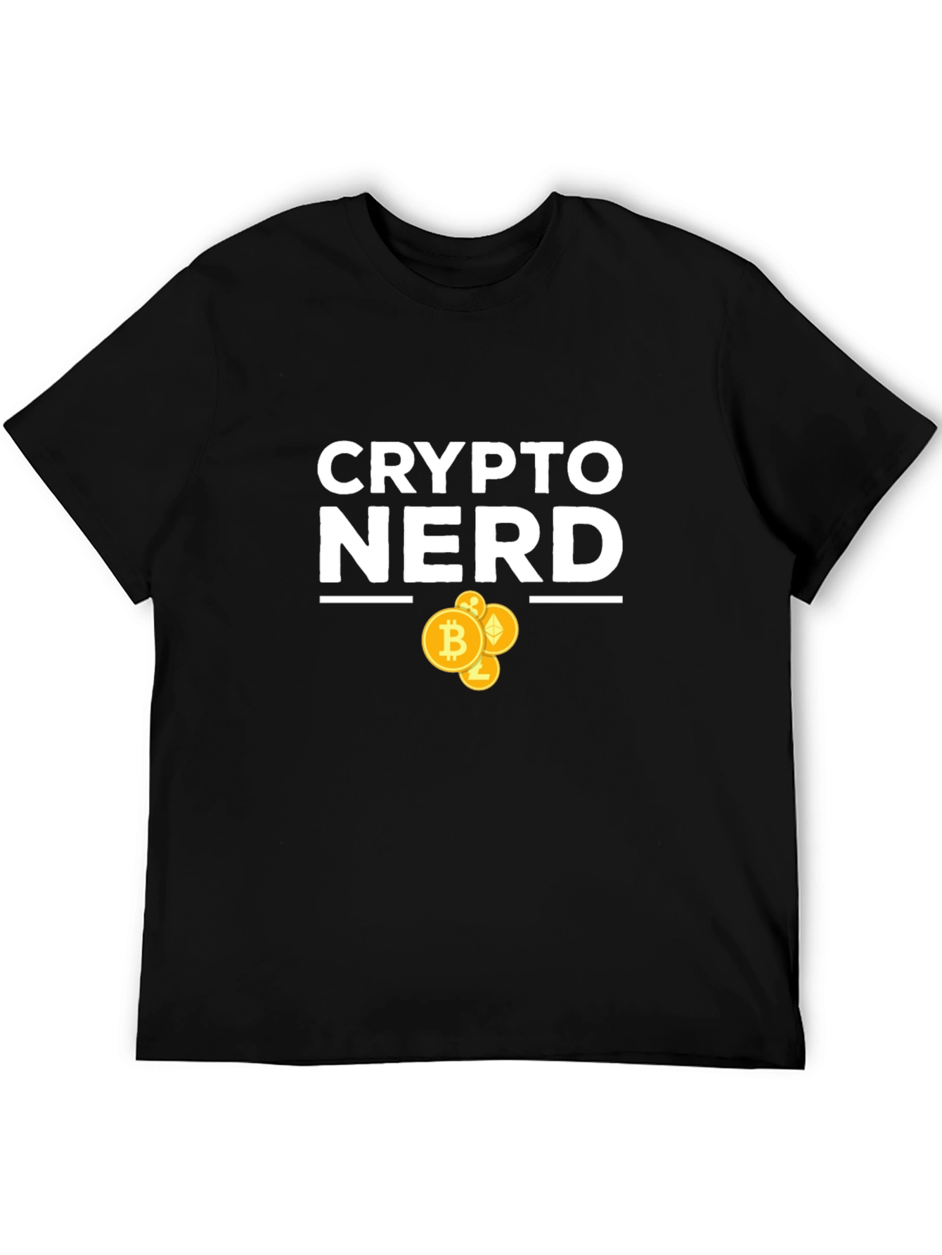 Crypto Nerd Black T-Shirt