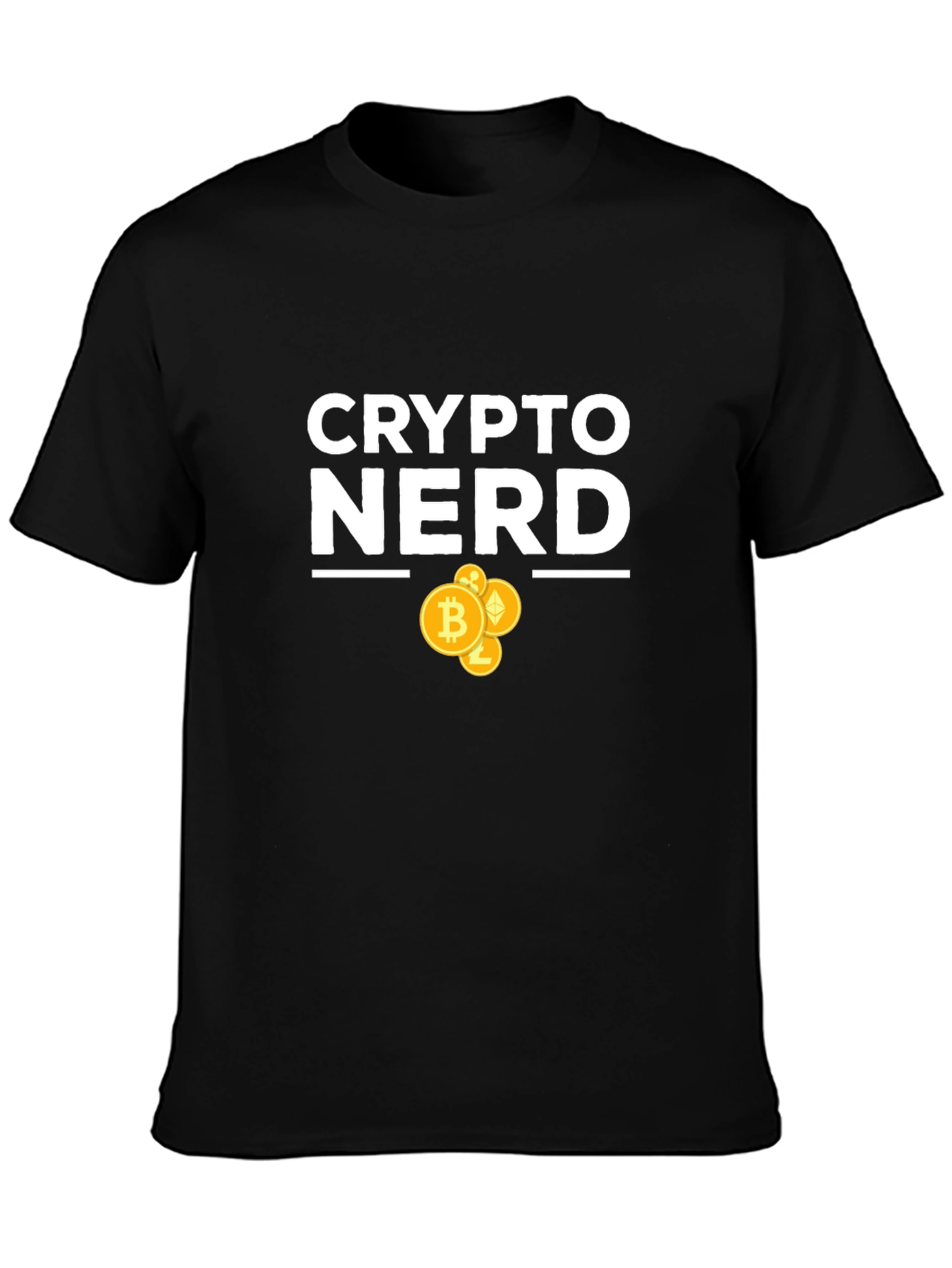 Crypto Nerd Black T-Shirt