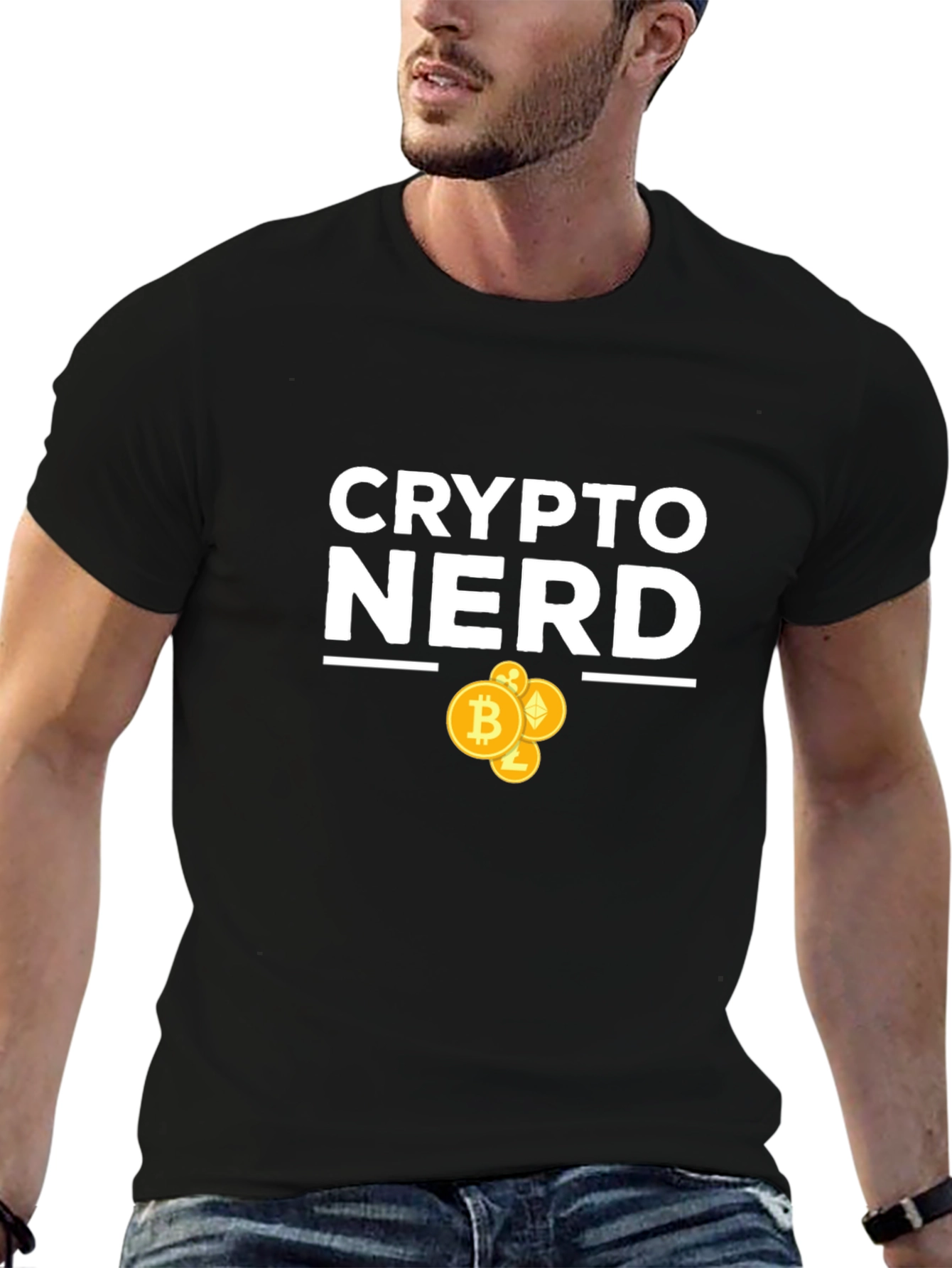 Crypto Nerd Black T-Shirt