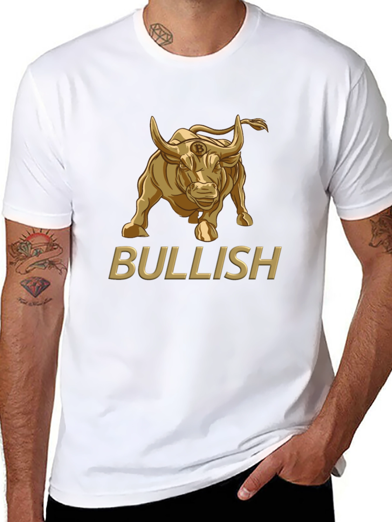 Bullish Bitcoin Graphic T-Shirt
