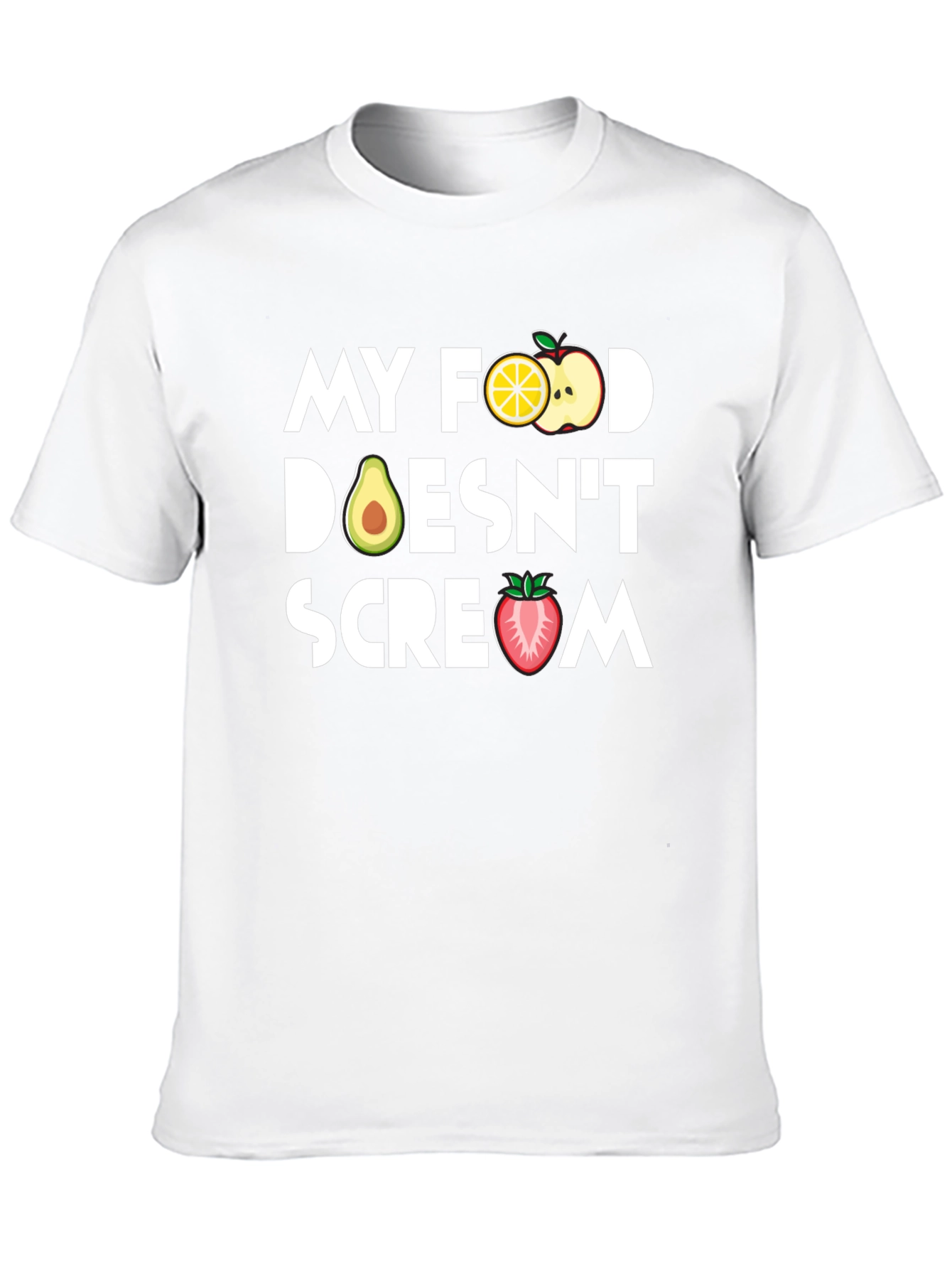 Vegan T-Shirt - My Food Doesnt Scream