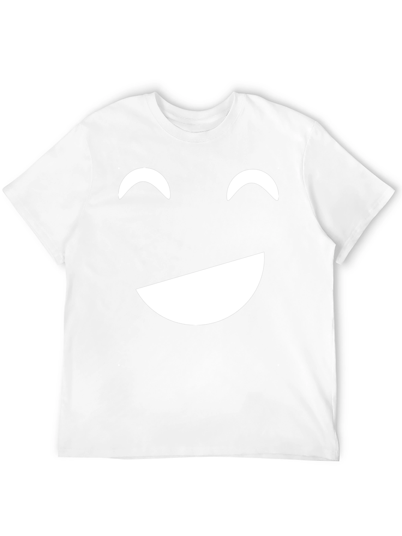 Happy Face Graphic Tee - Unisex Black T-Shirt