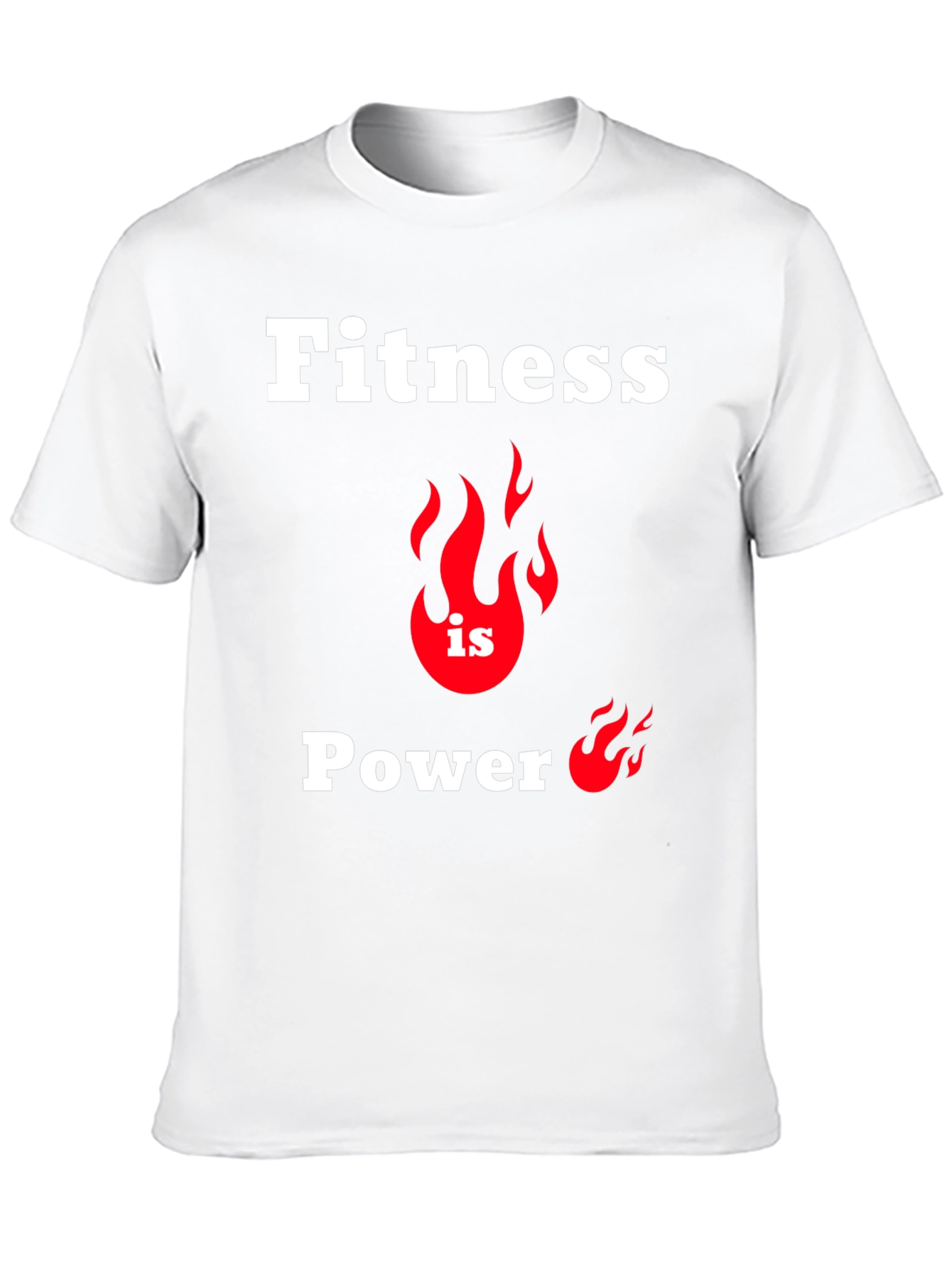 Fitness Is Power T-Shirt Gym Workout Tee