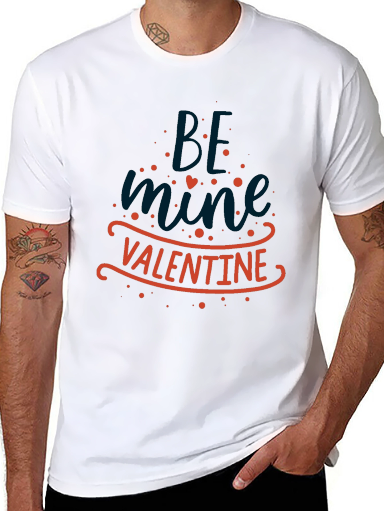 Be Mine Valentine T-Shirt - Black