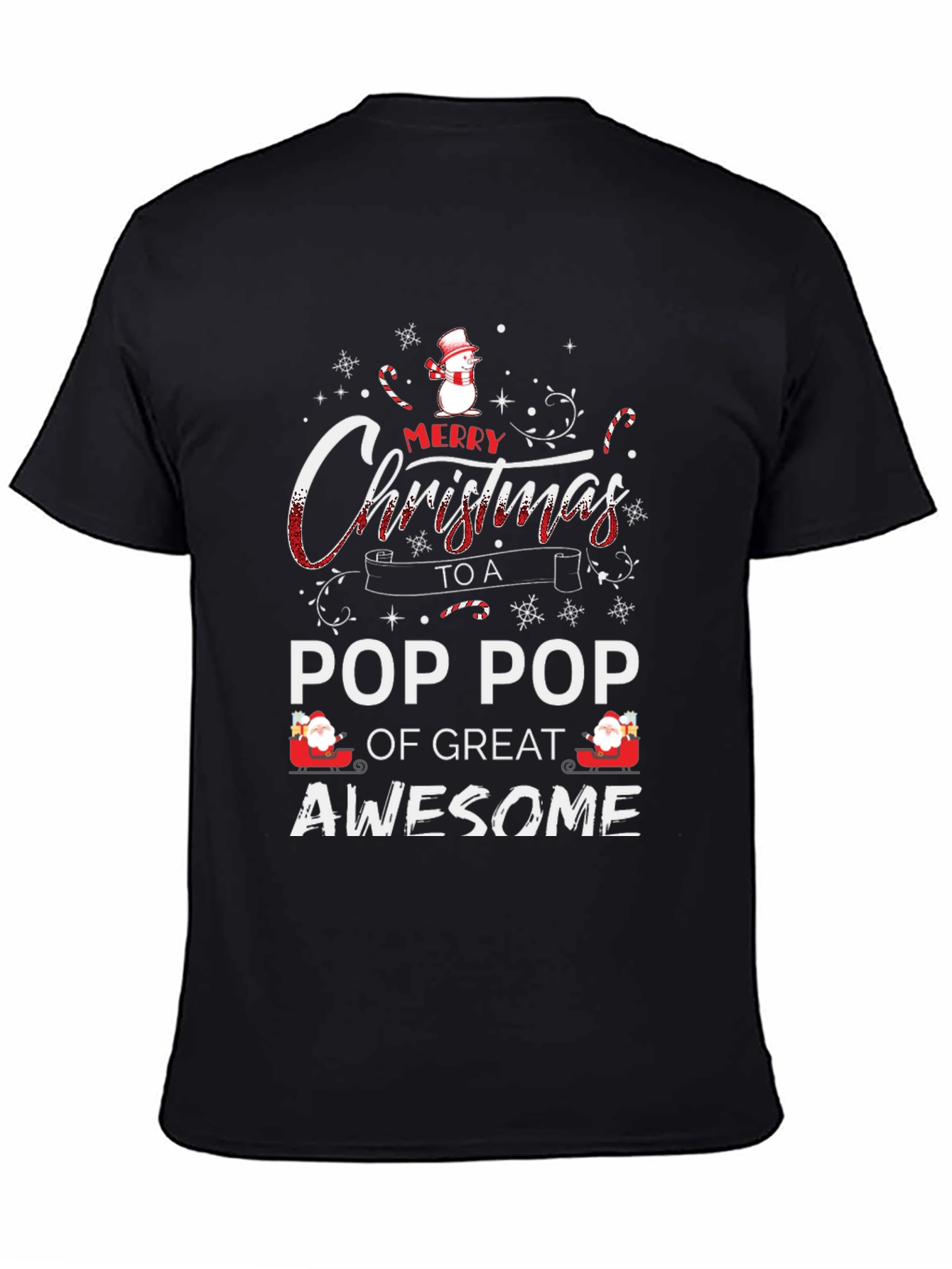 Merry Christmas Pop Pop T-Shirt