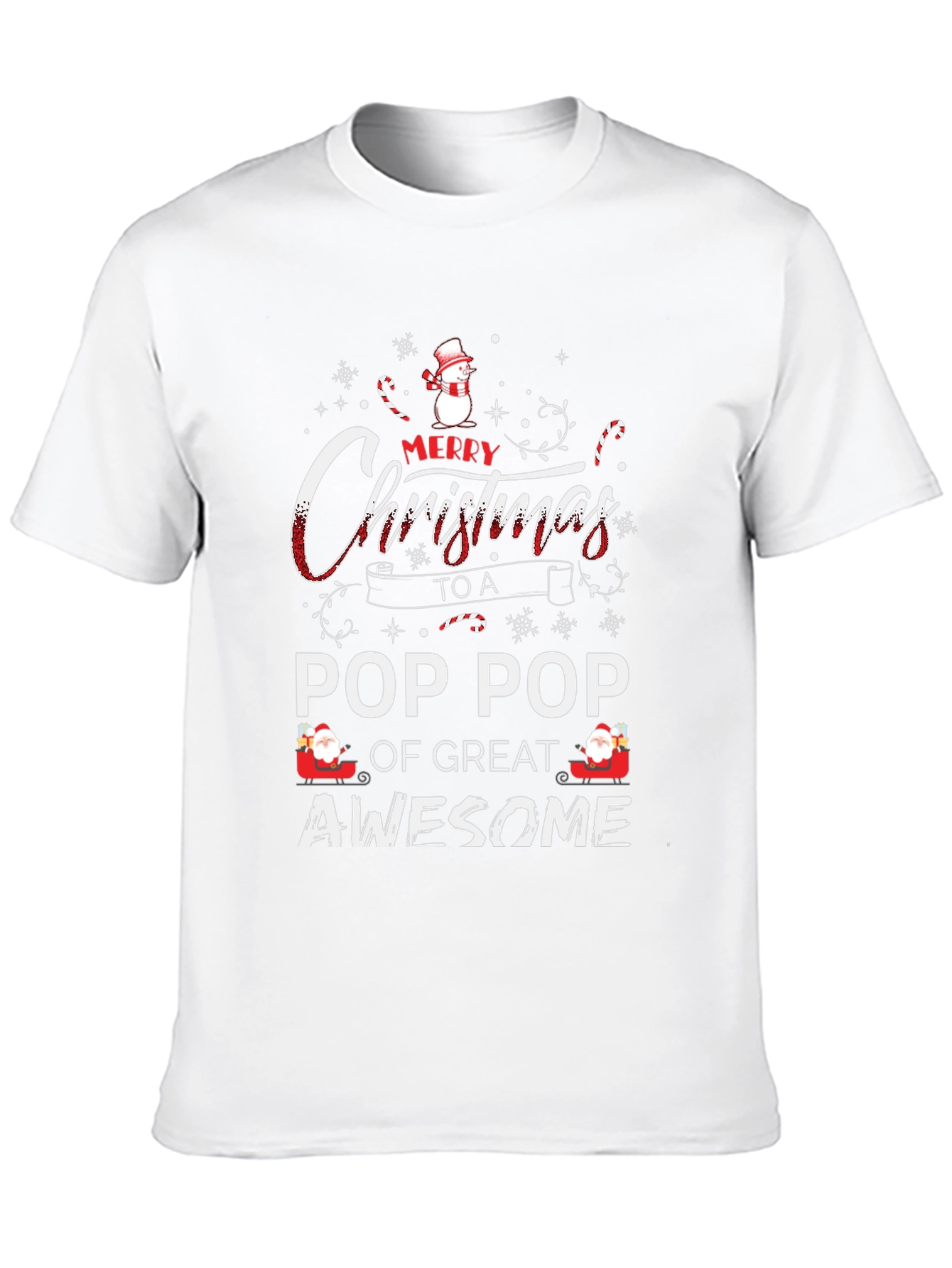 Merry Christmas Pop Pop T-Shirt