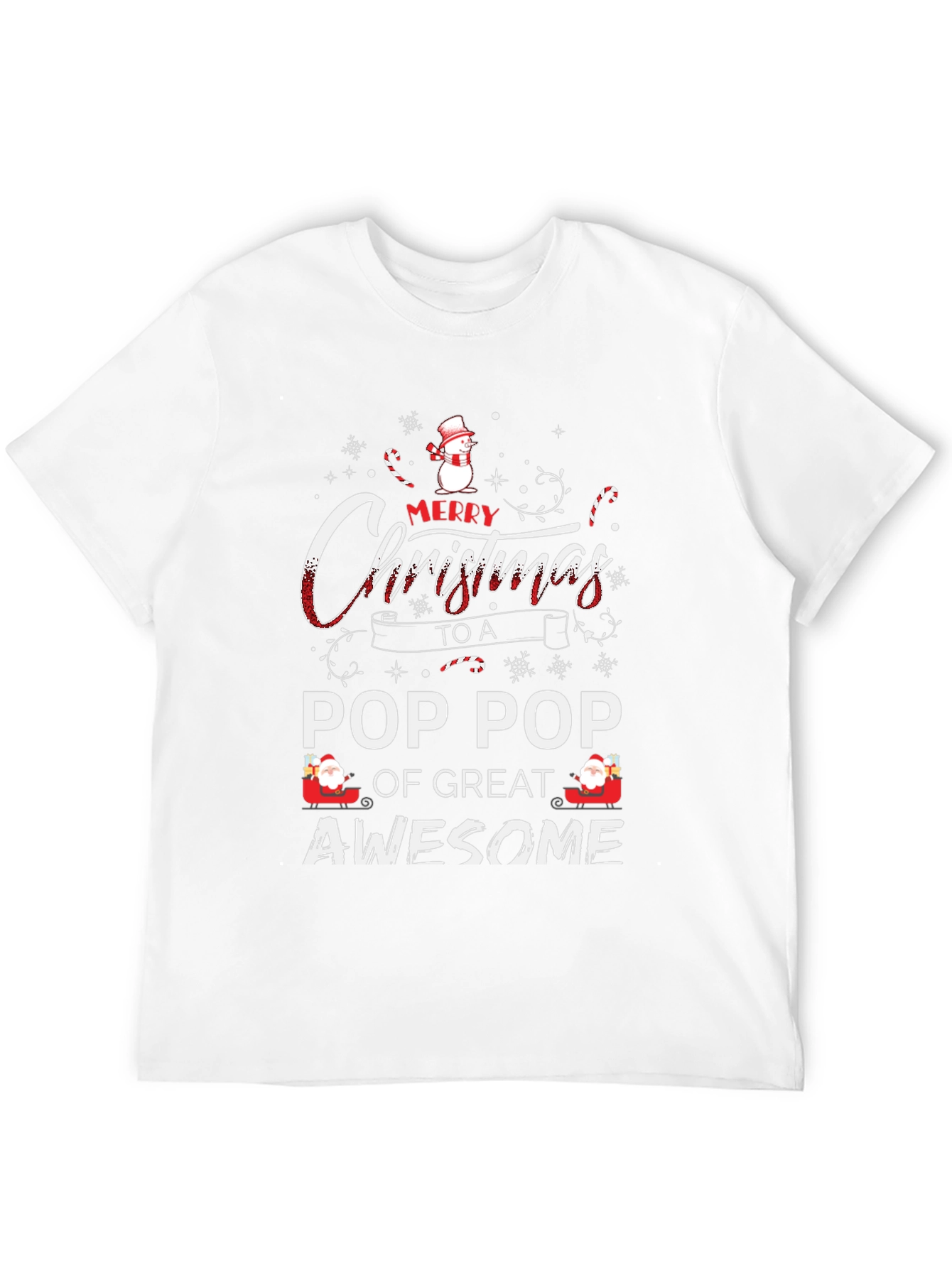 Merry Christmas Pop Pop T-Shirt