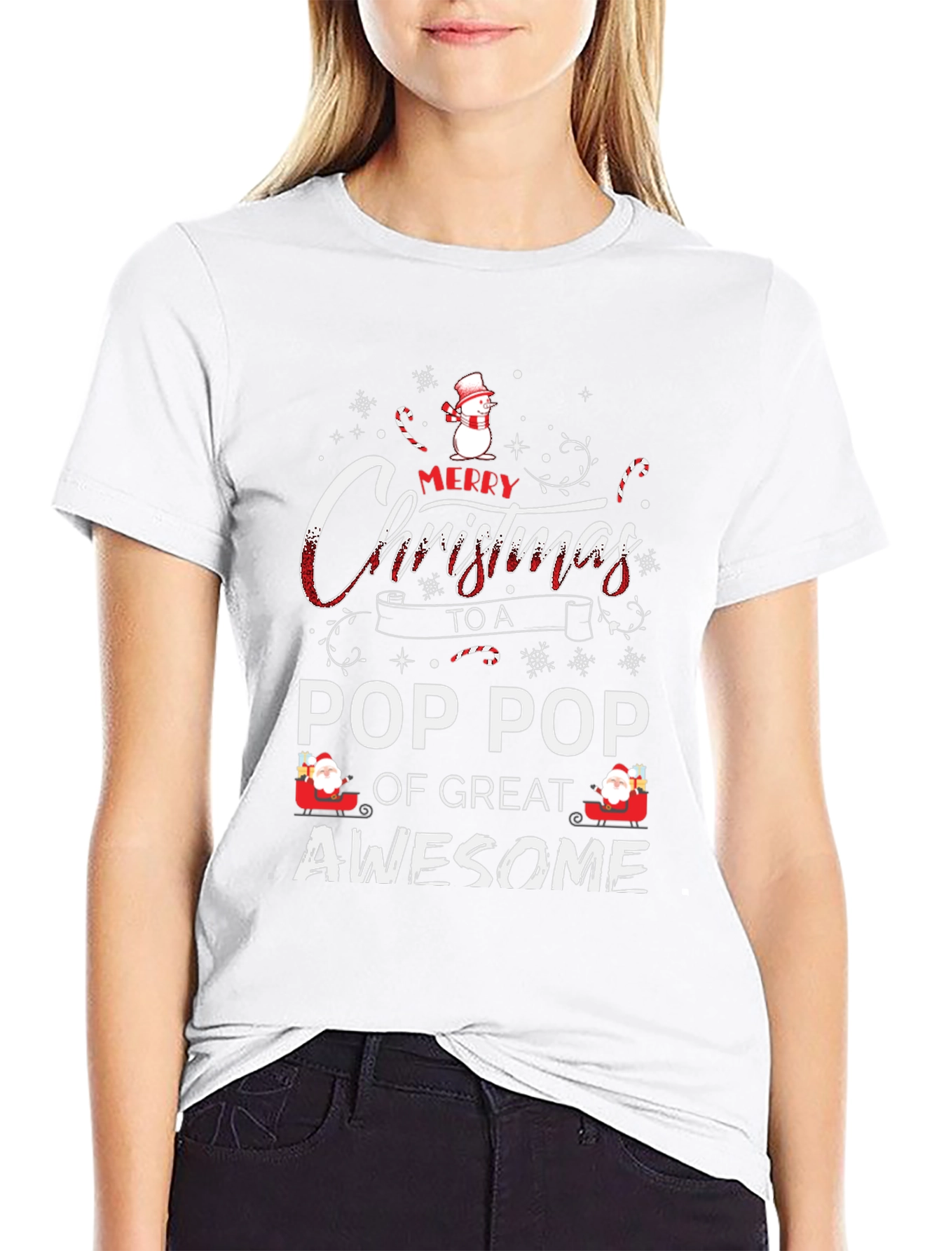 Merry Christmas Pop Pop T-Shirt