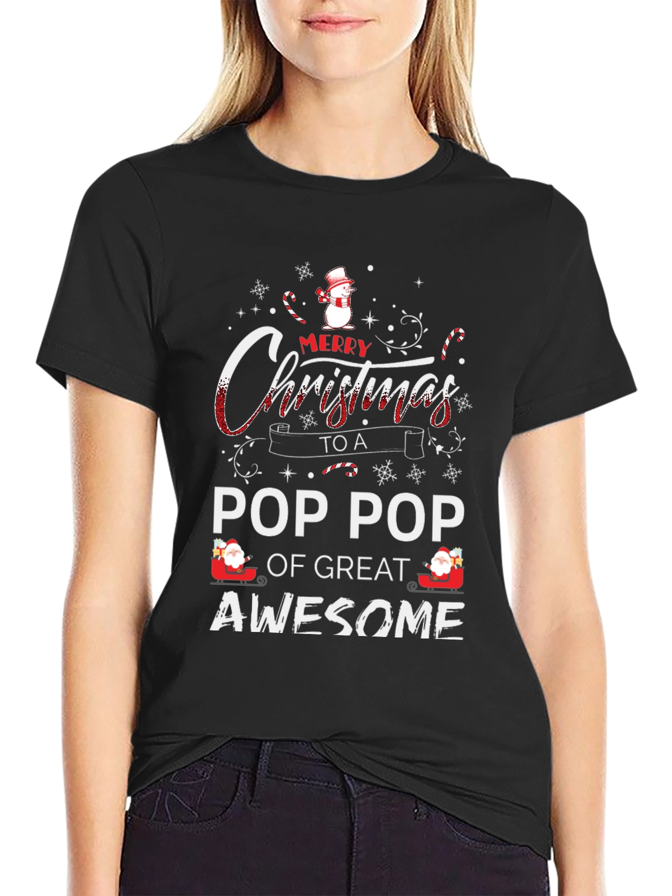 Merry Christmas Pop Pop T-Shirt