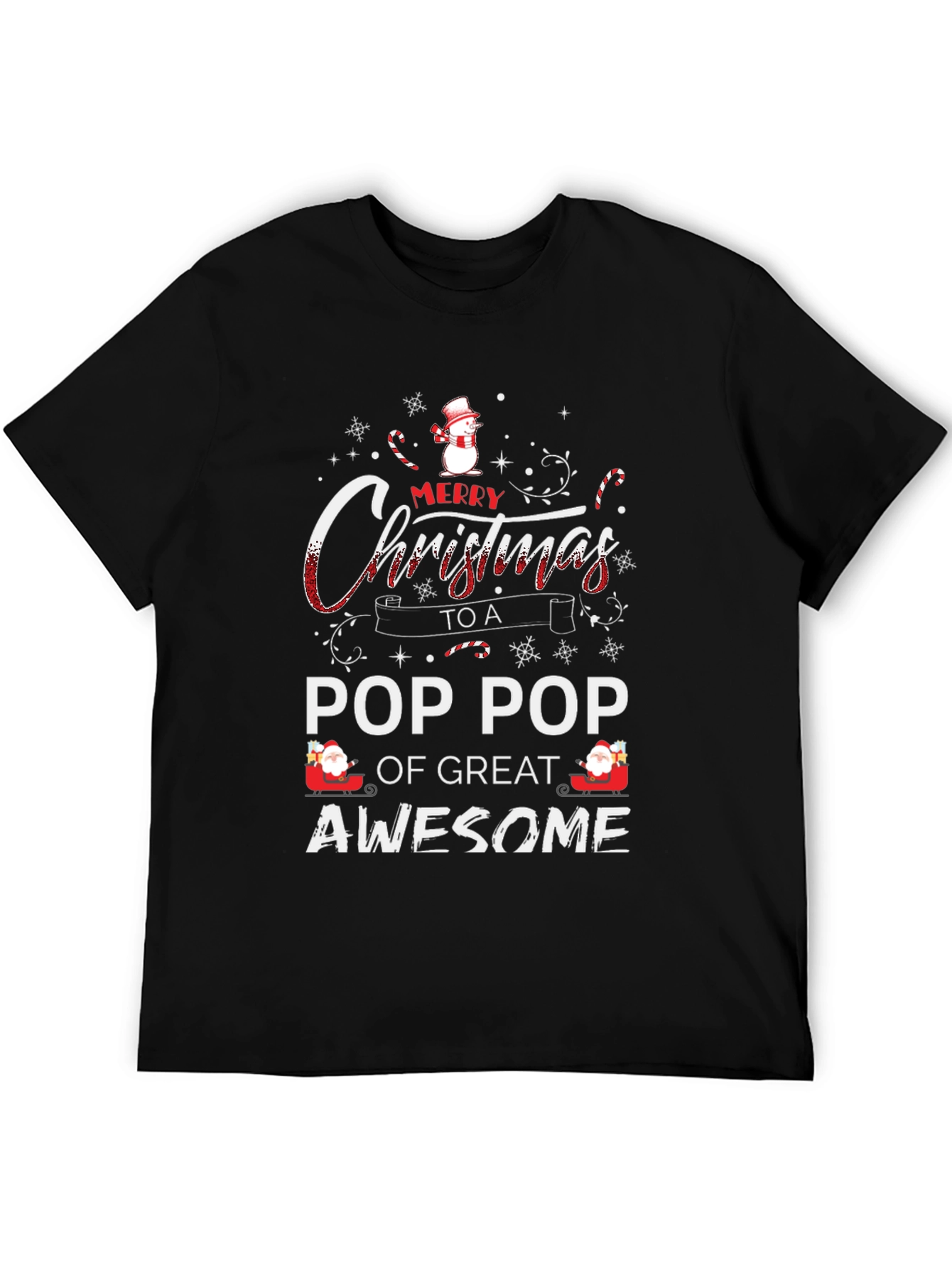 Merry Christmas Pop Pop T-Shirt