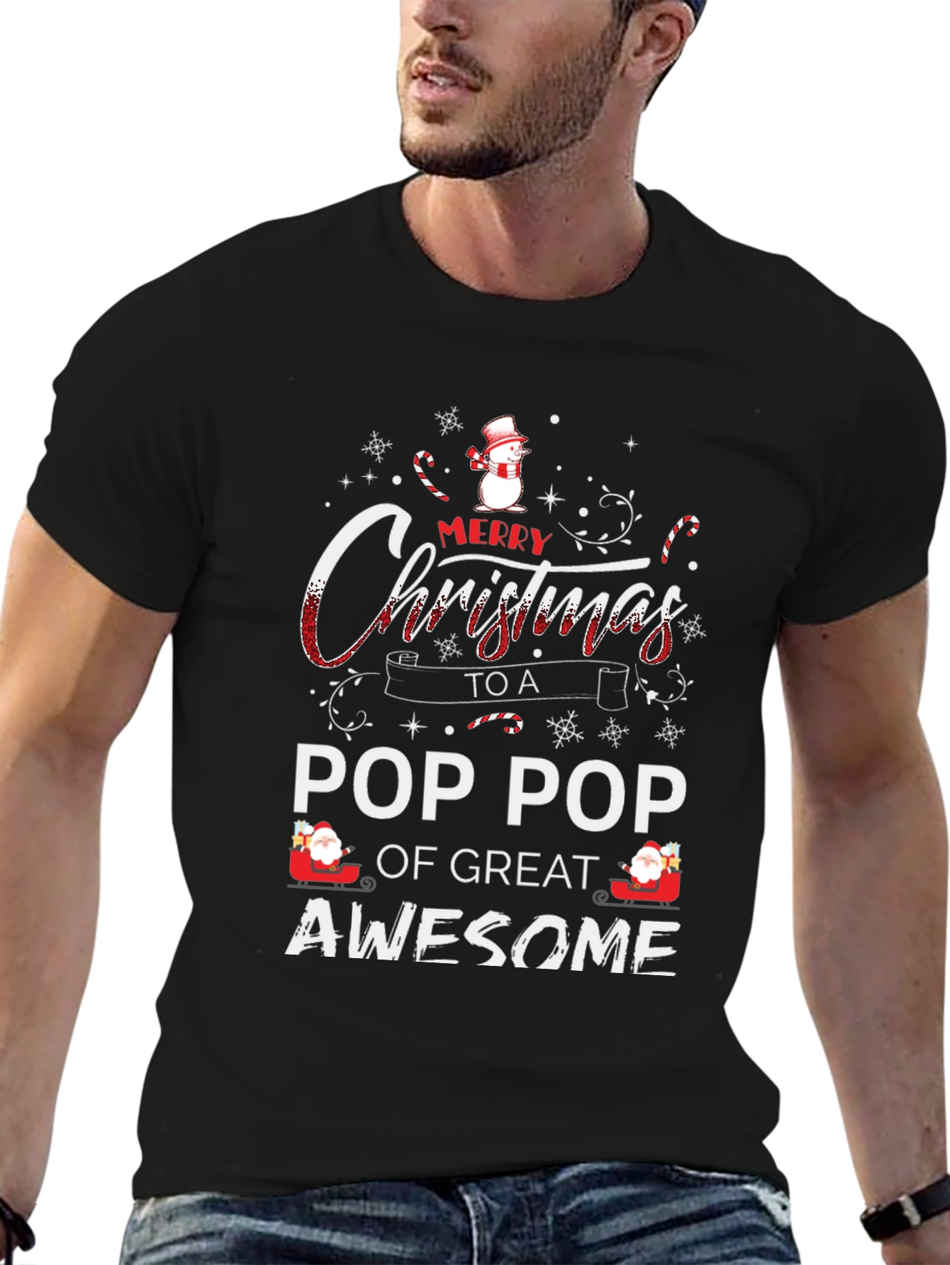 Merry Christmas Pop Pop T-Shirt