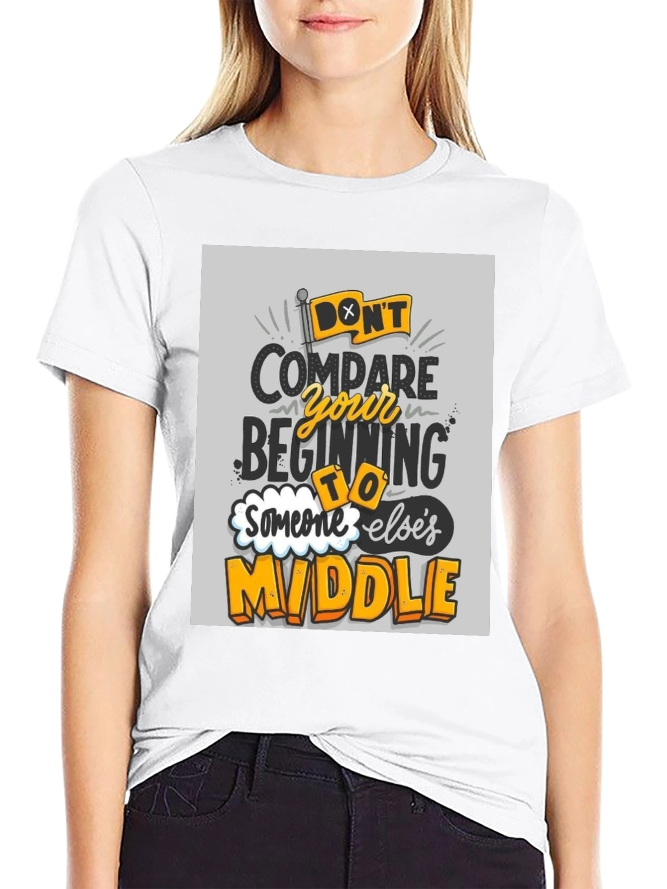 Dont Compare T-Shirt - Motivational Graphic Tee