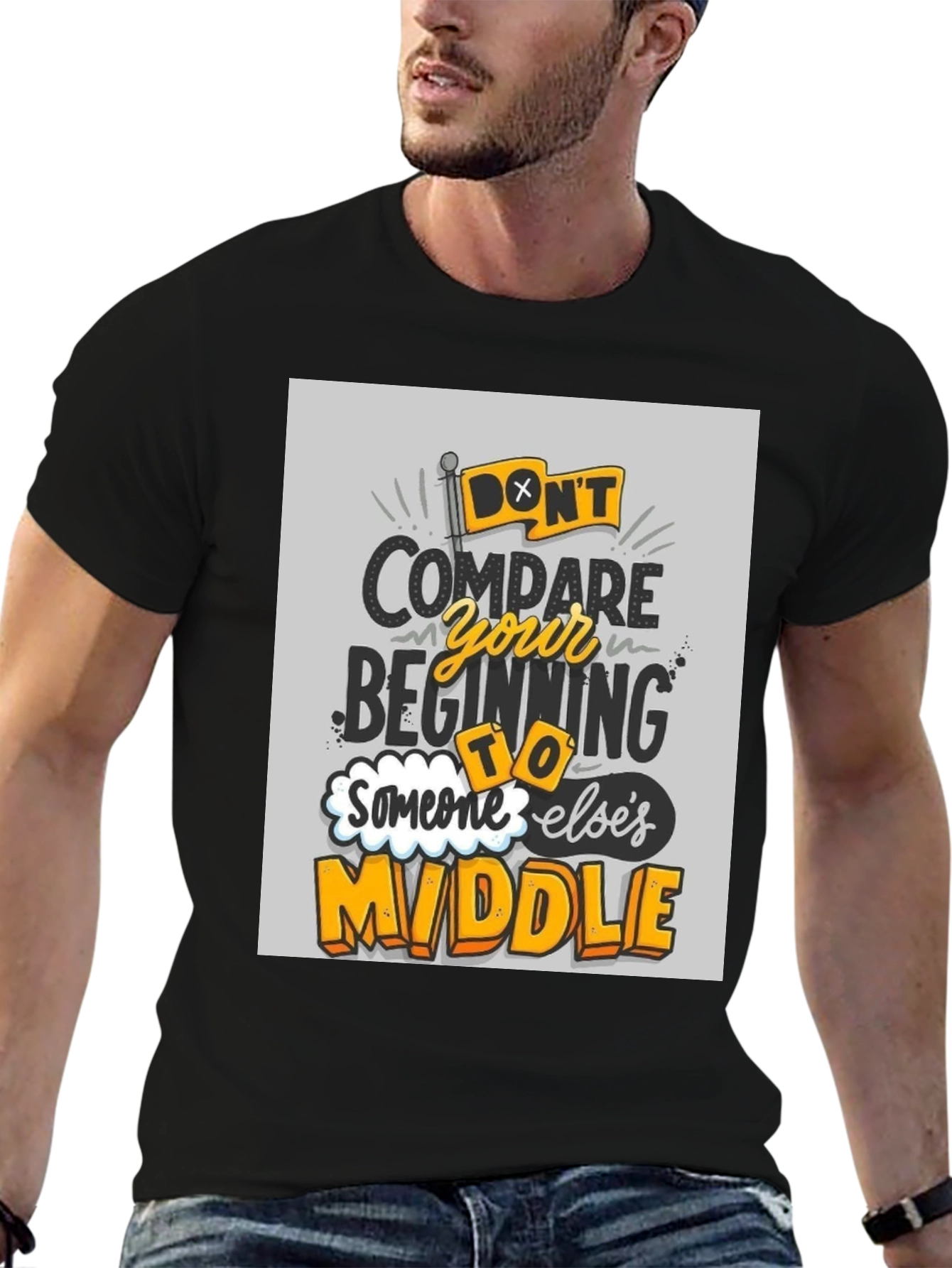 Dont Compare T-Shirt - Motivational Graphic Tee