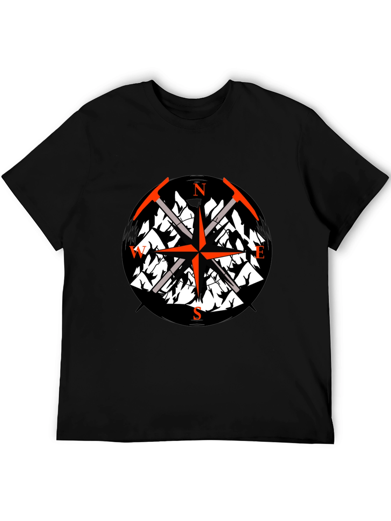 Mountain Compass T-Shirt - Adventure Awaits
