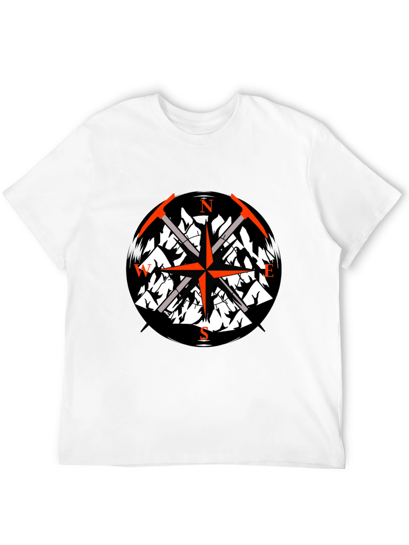Mountain Compass T-Shirt - Adventure Awaits
