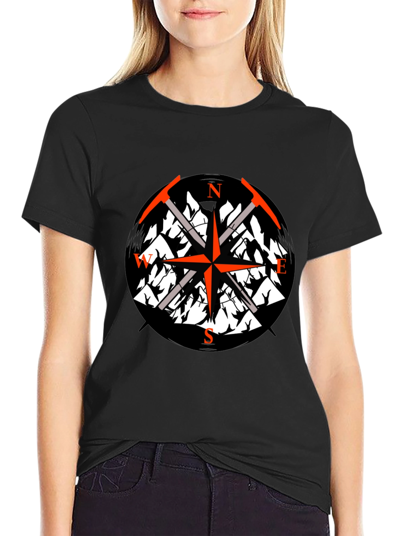 Mountain Compass T-Shirt - Adventure Awaits
