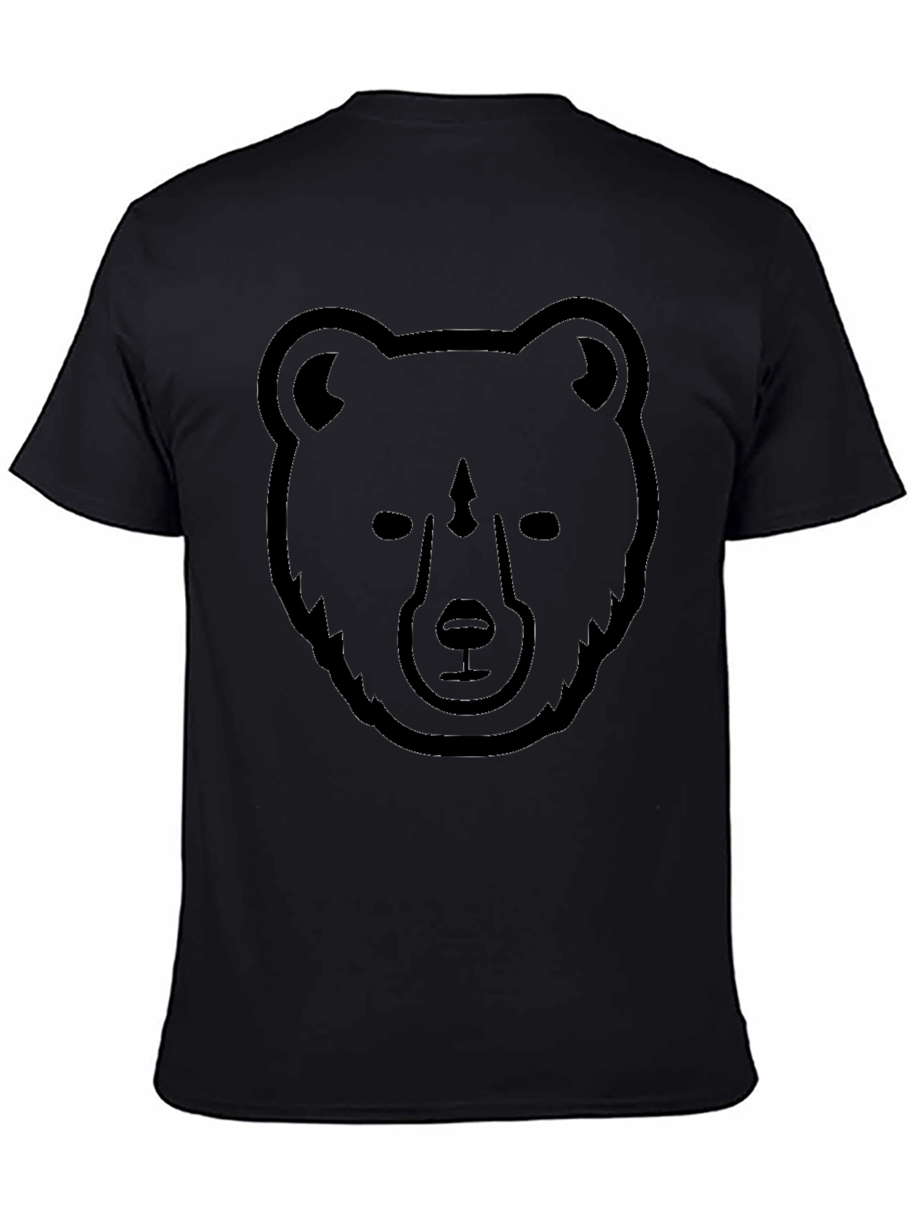 Black Bear Graphic T-Shirt - Stylish Animal Design