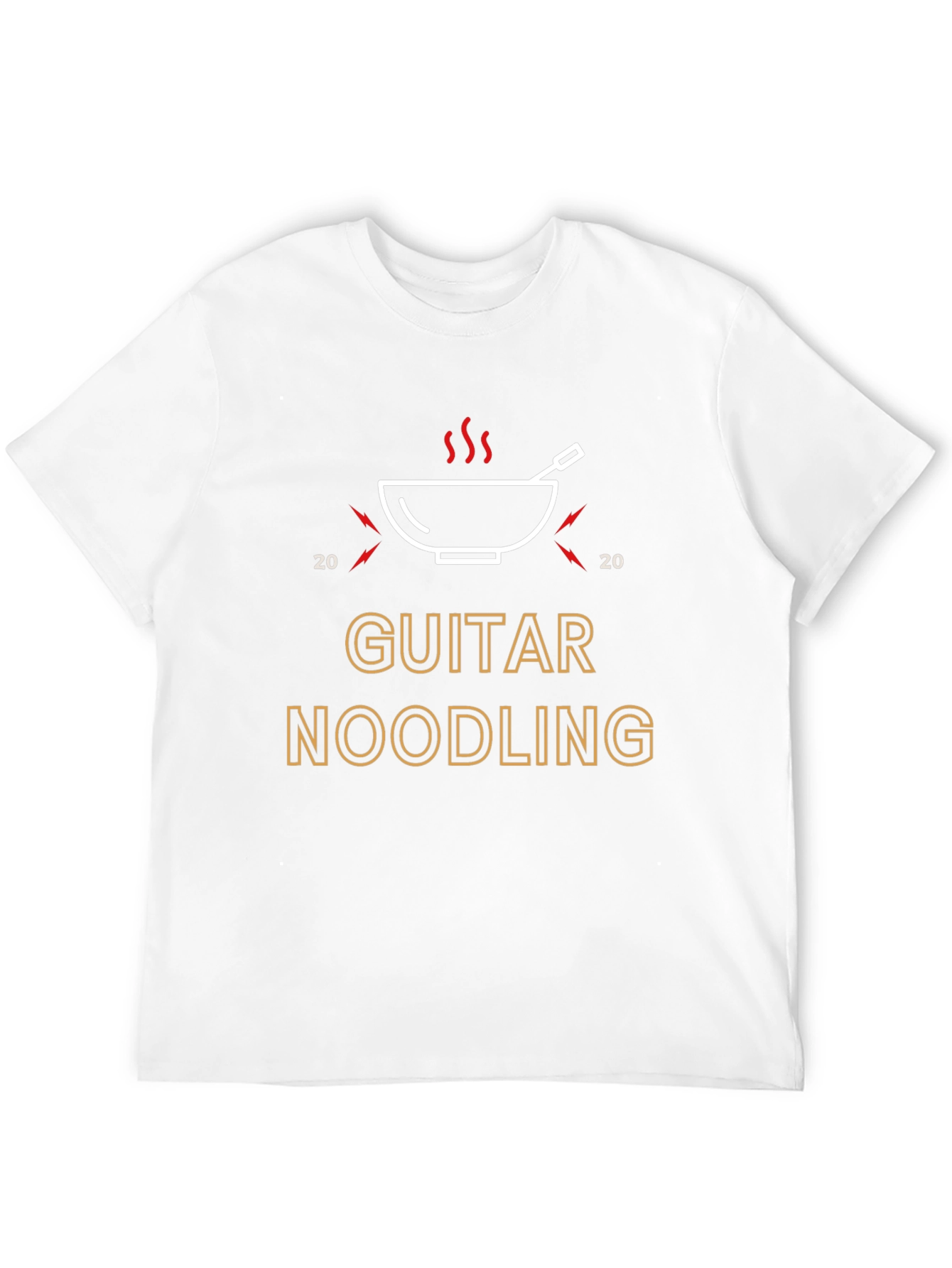 Guitar Noodling Black T-Shirt - Music Lover Tee