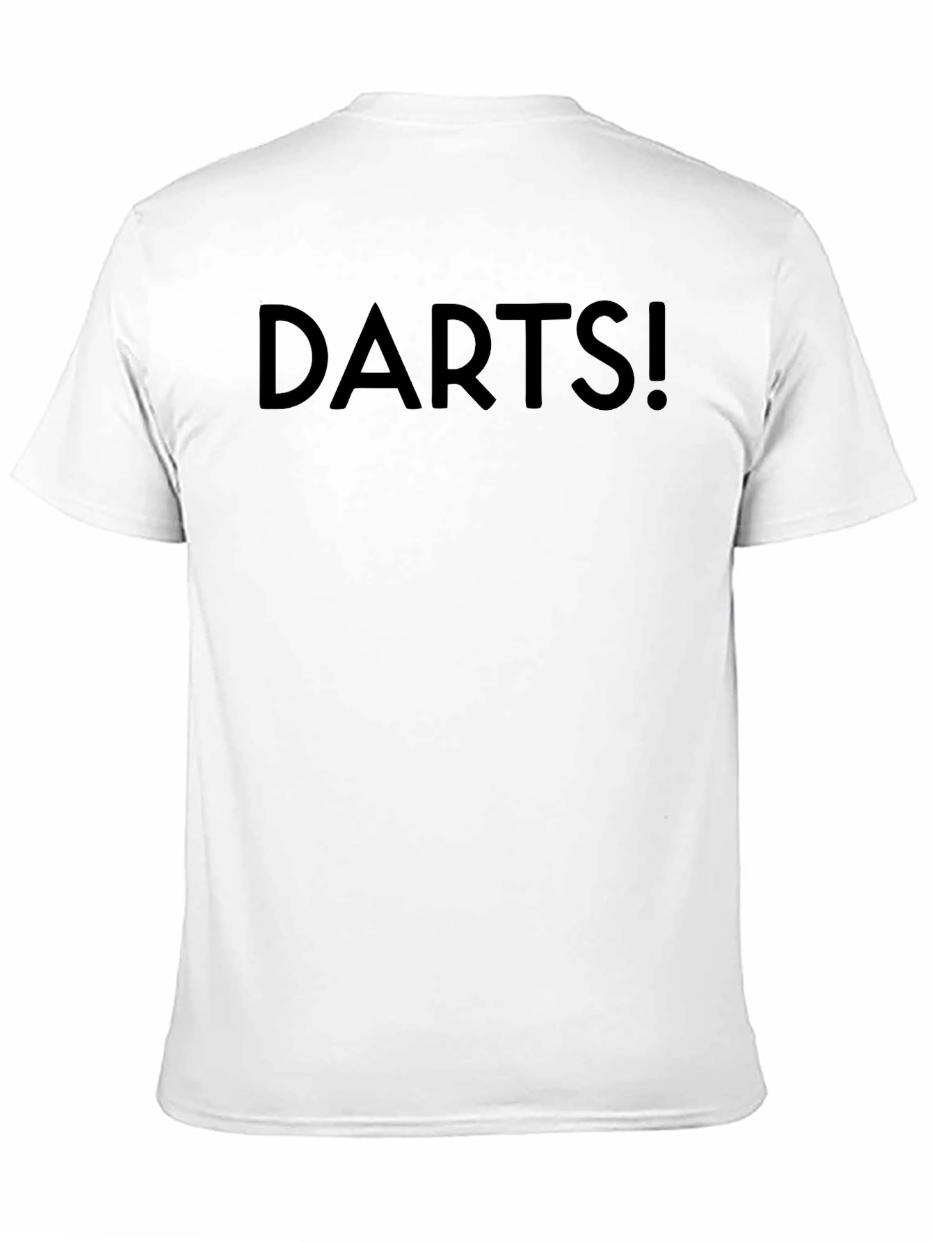 Darts! Black Graphic T-Shirt - Casual Wear