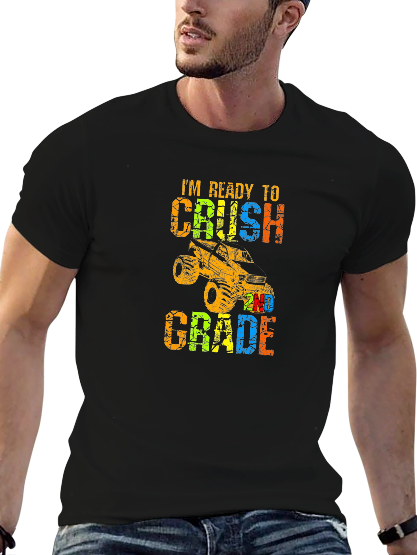 Ready to Crush 2nd Grade Monster Truck T-Shirt