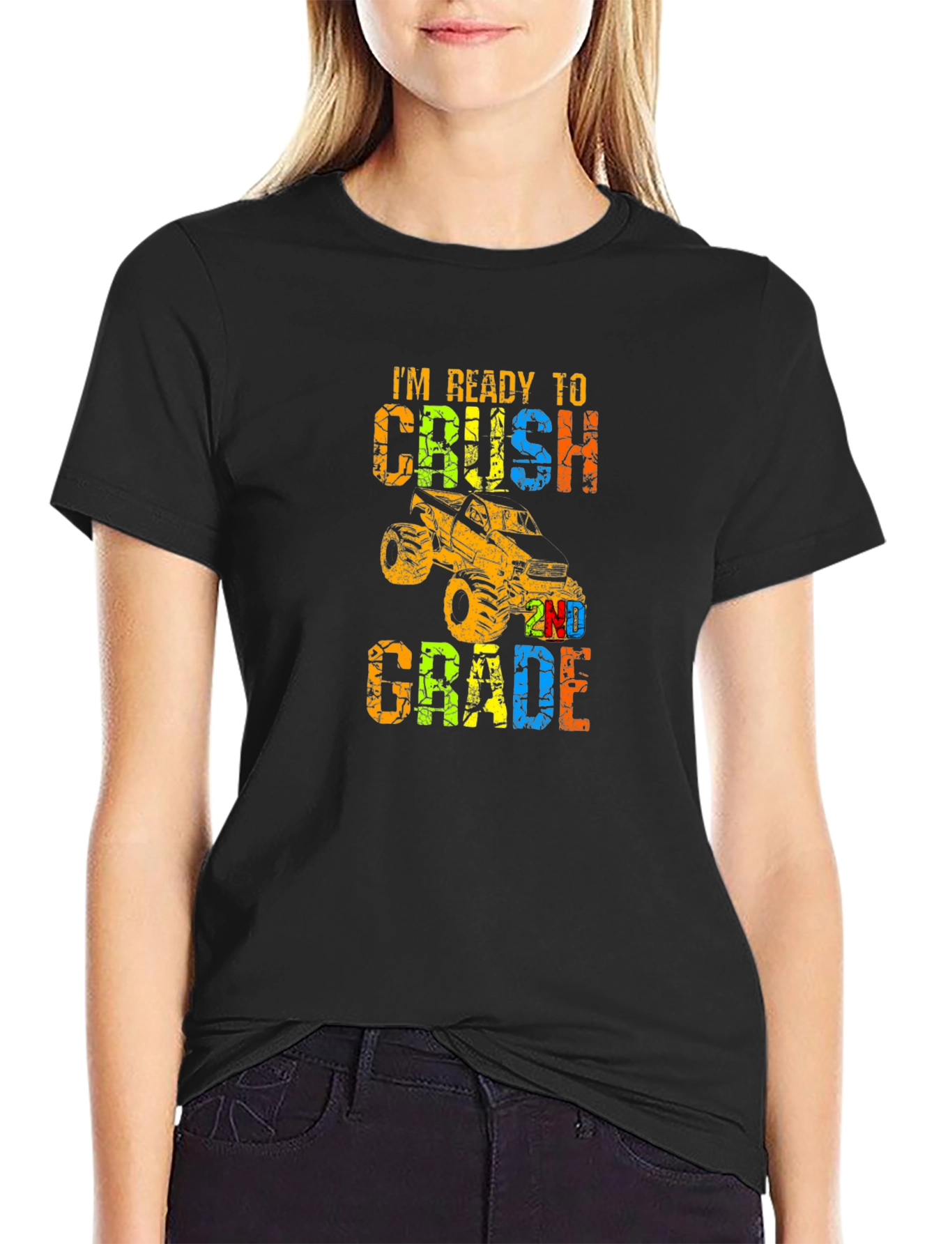 Ready to Crush 2nd Grade Monster Truck T-Shirt