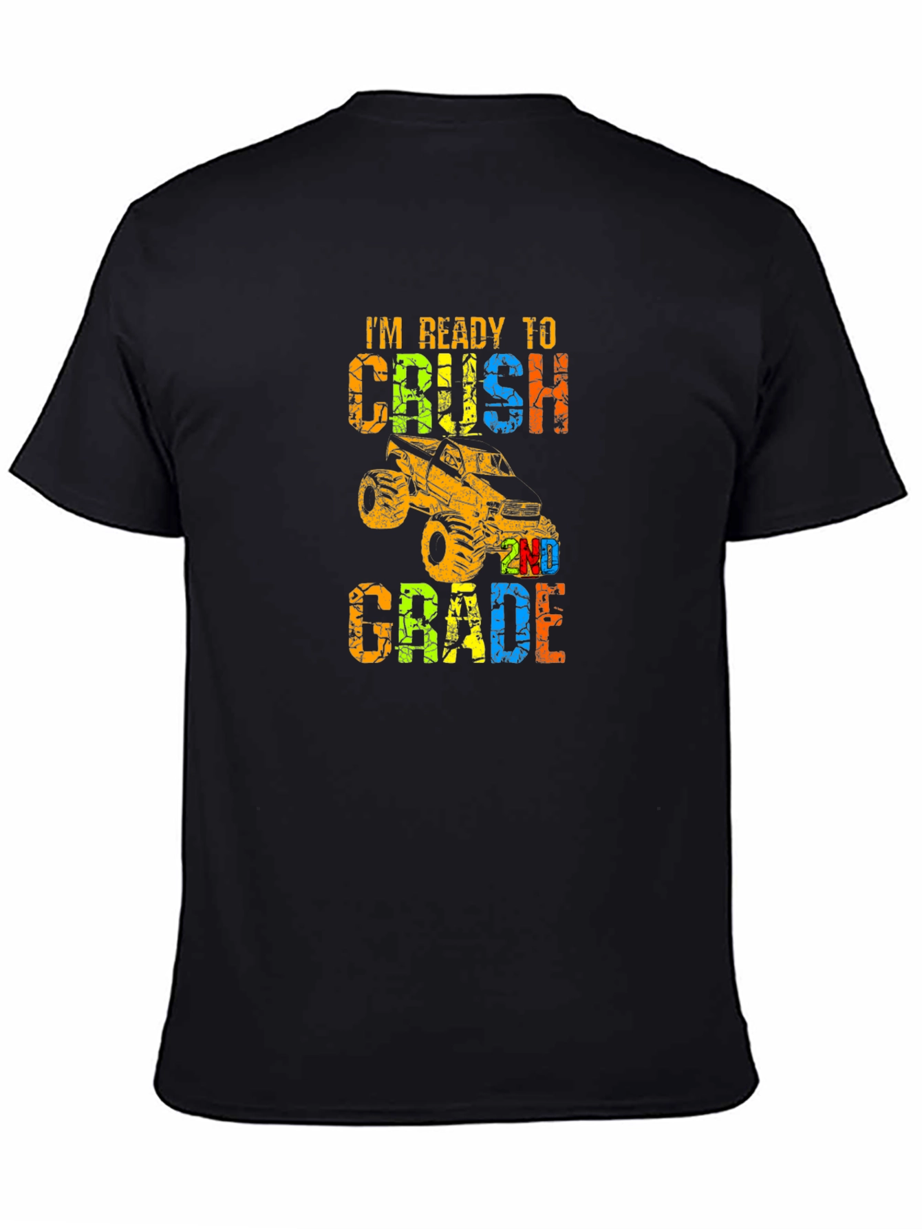 Ready to Crush 2nd Grade Monster Truck T-Shirt