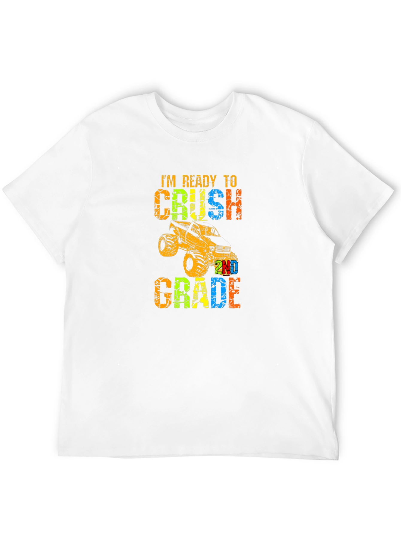 Ready to Crush 2nd Grade Monster Truck T-Shirt